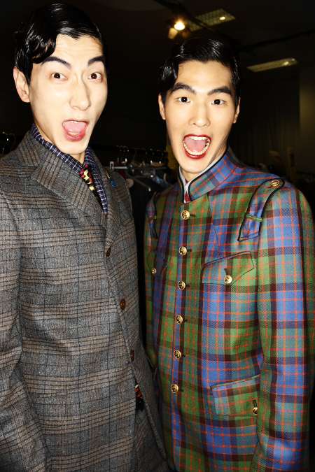 Vivienne Westwood AW2011 Men's Collection Milan Backstage