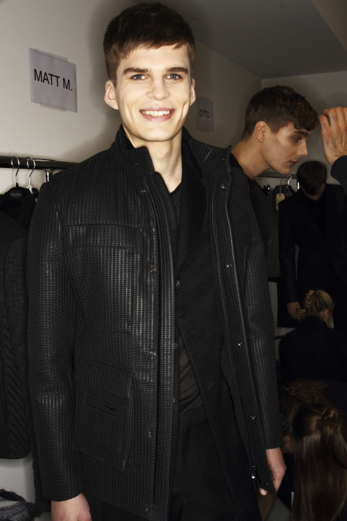 Calvin Klein Collection AW13/14 Men Fashion Show Milan Backstage