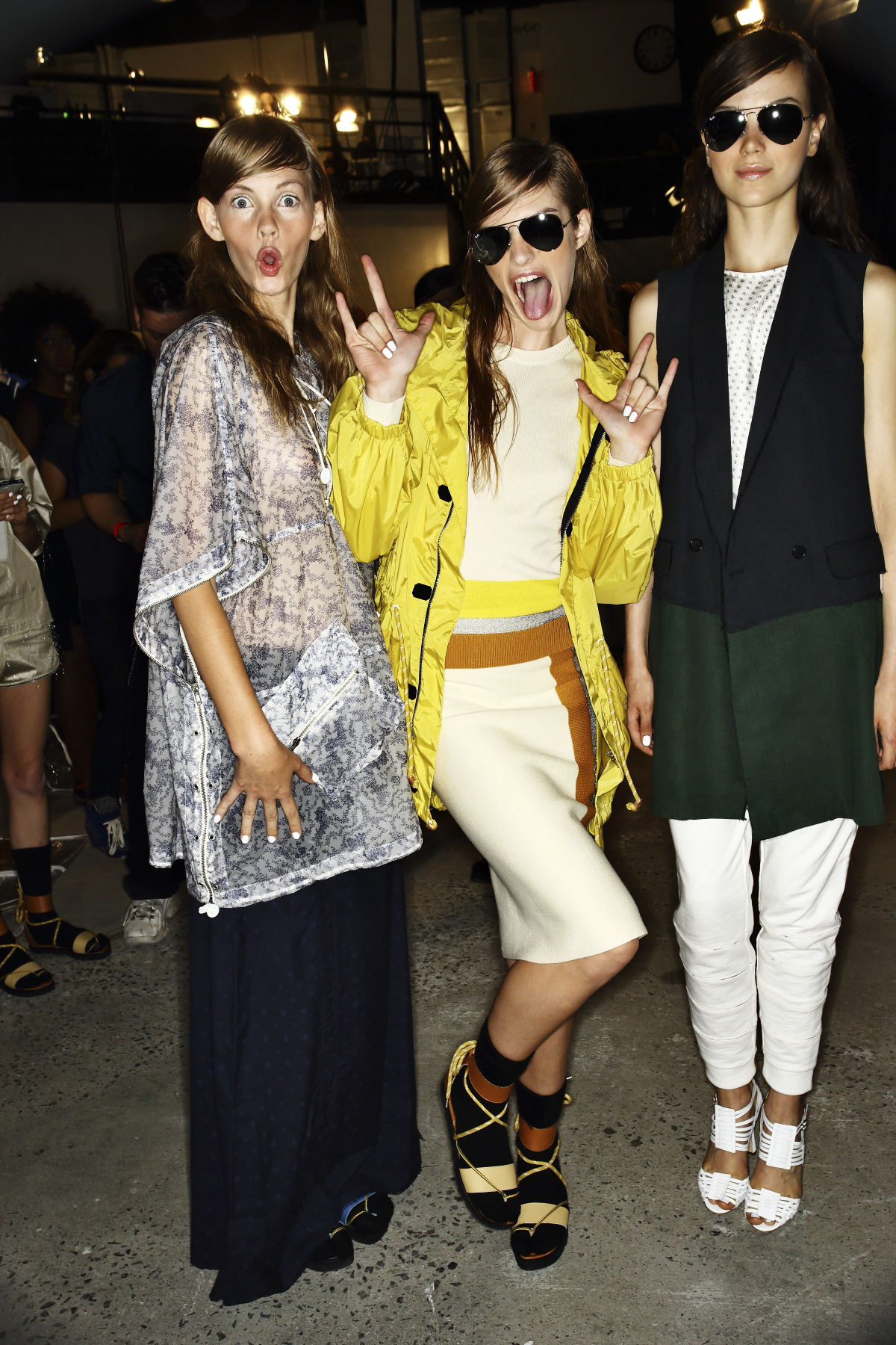 Band Of Outsiders SS14 Fashion Show New York Backstage