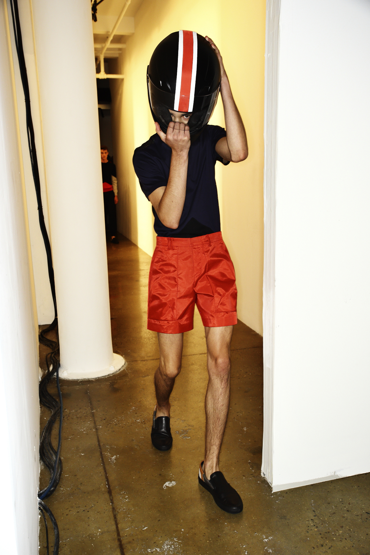 Tim Coppens SS14 Fashion show New York Backstage