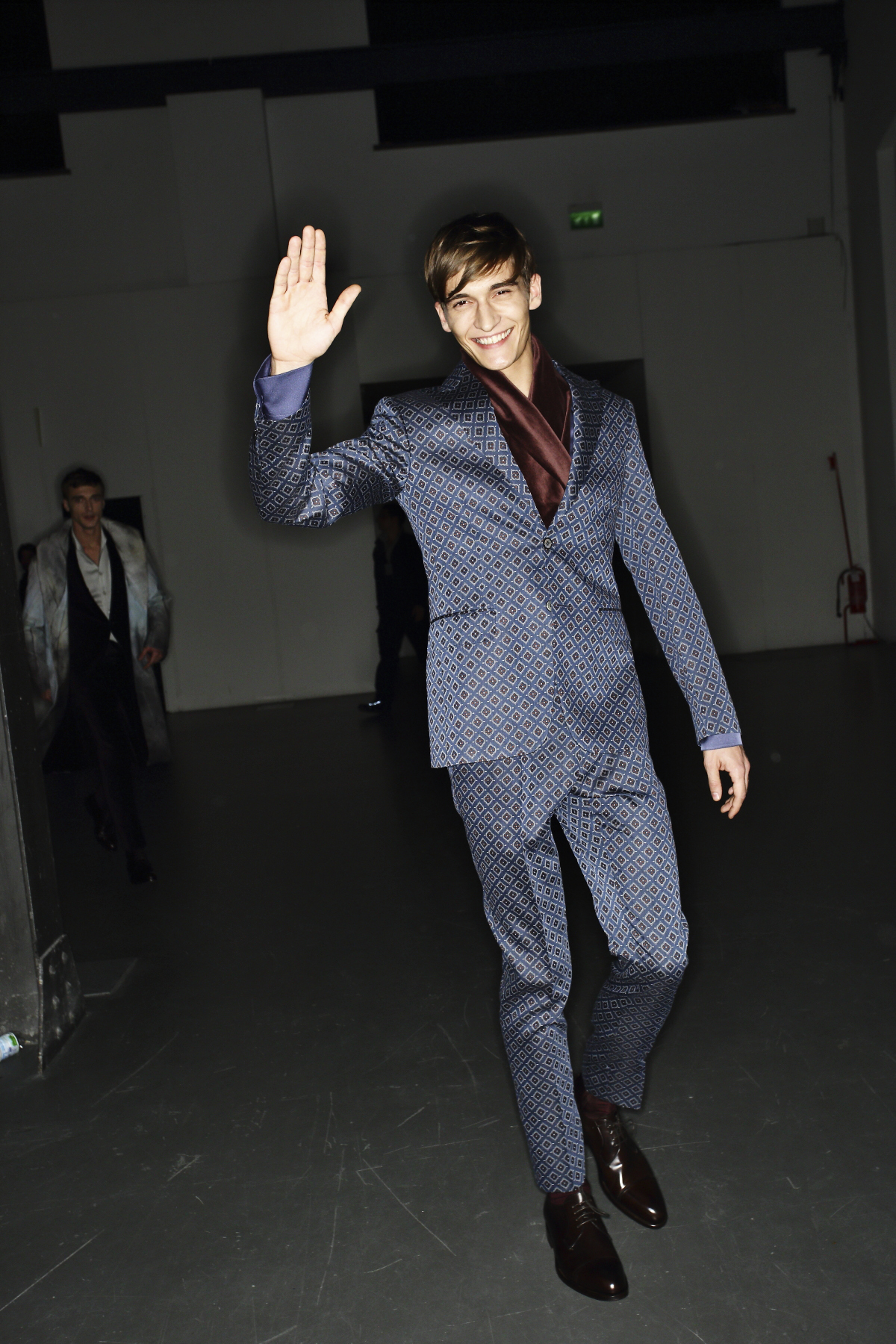 Canali AW14-15 Men Fashion Show Milan Backstage