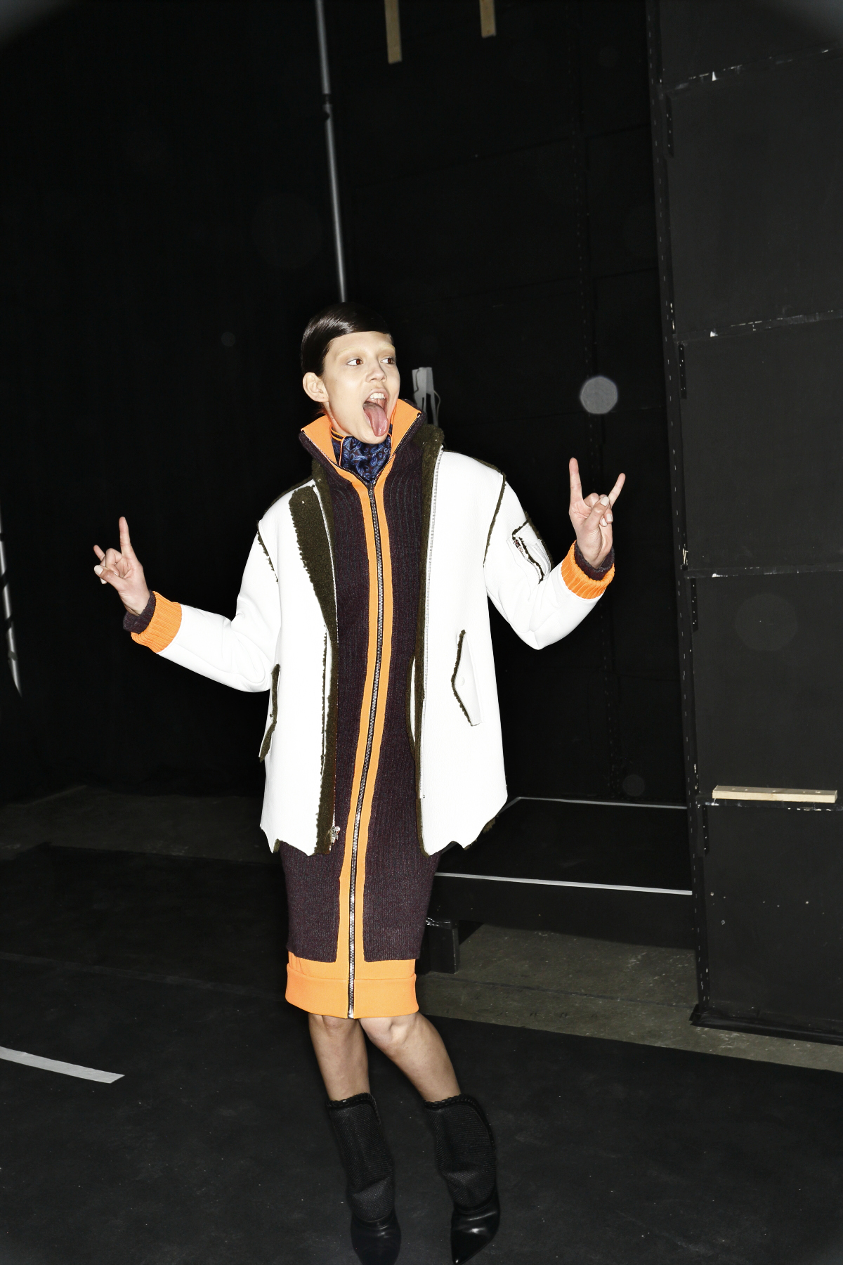 Alexander Wang AW14-15 Fashion Show New York Backstage