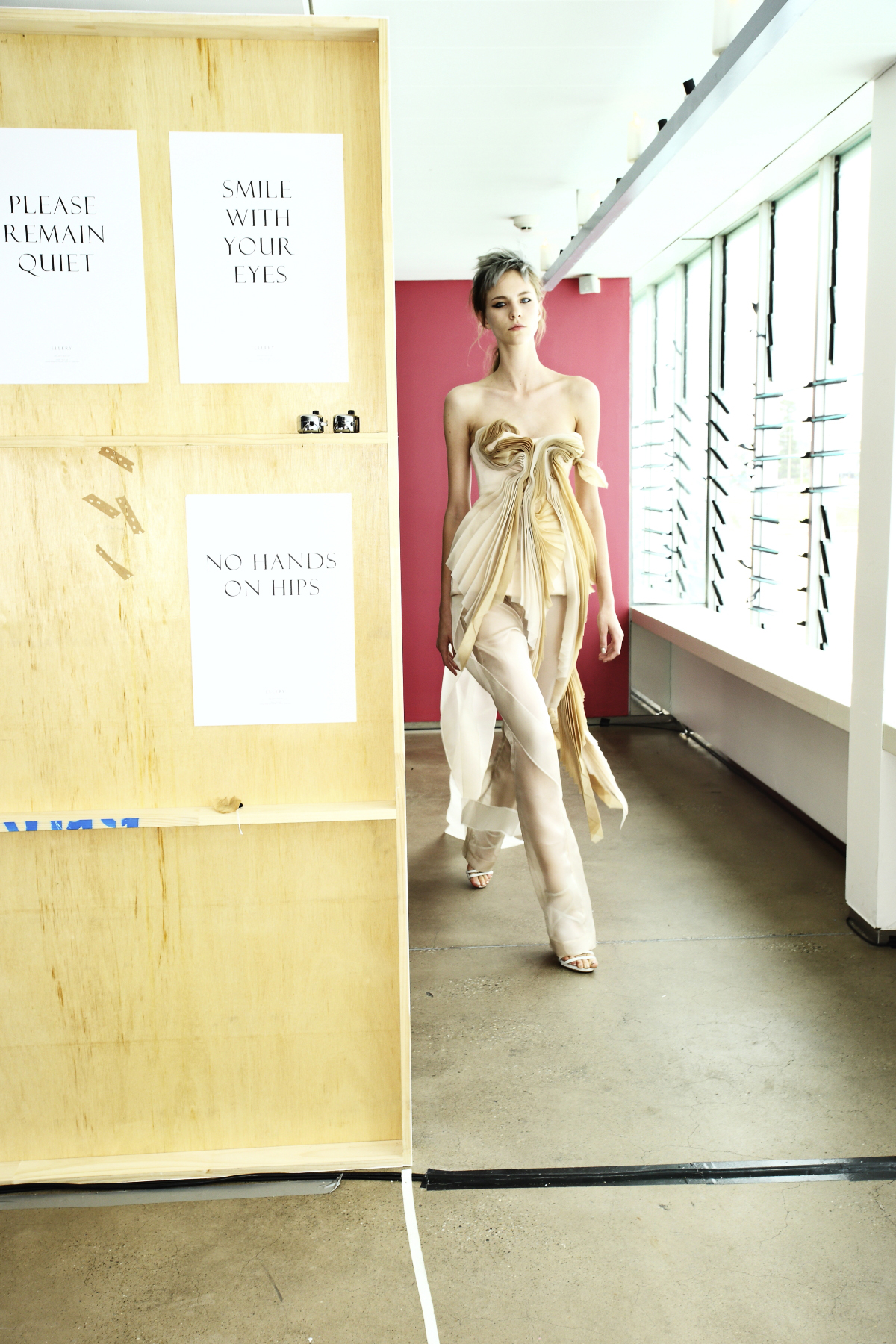 Ellery SS14/15 Fashion Show Sydney Backstage @ The Icebergs Bondi