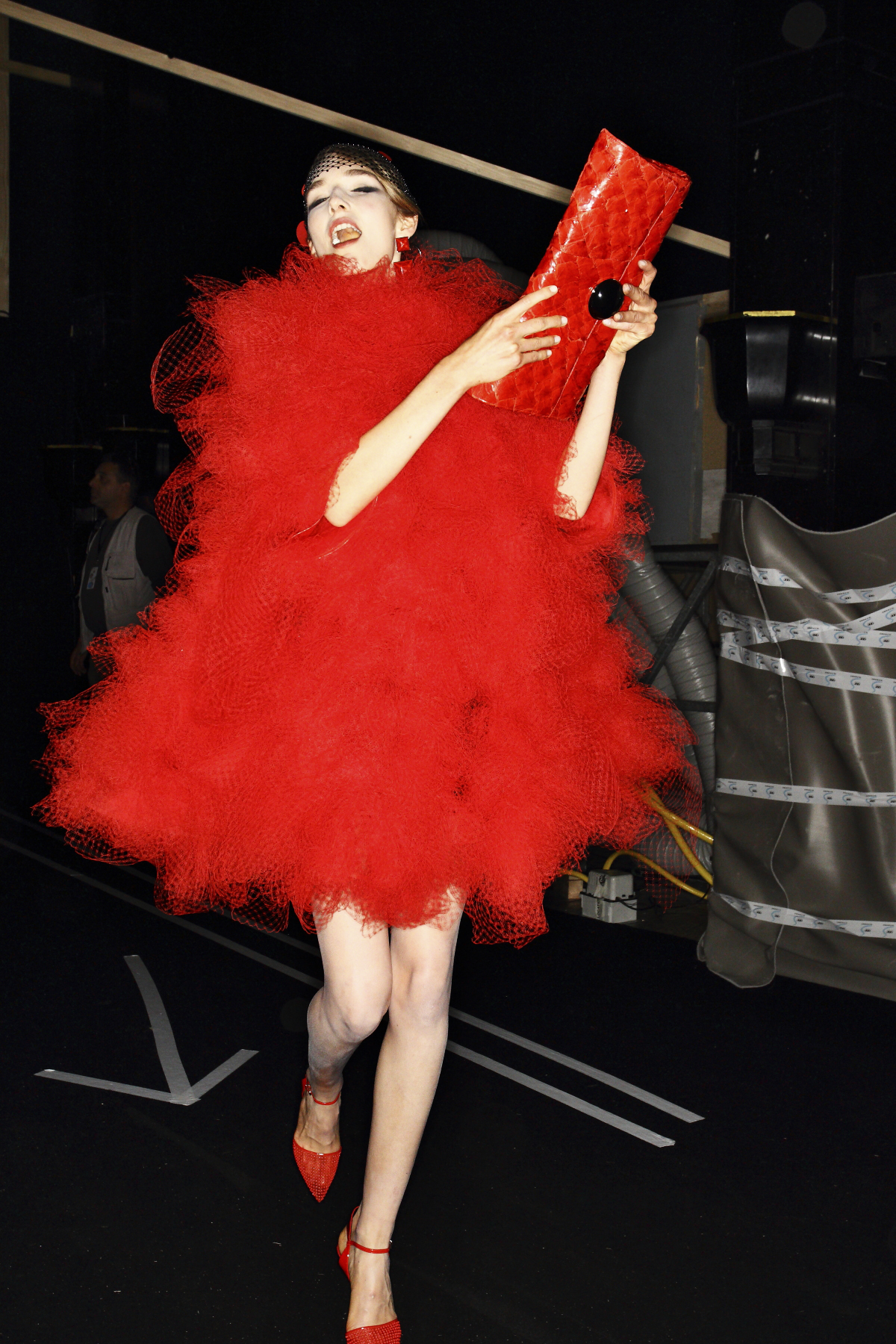 Giorgio Armani Priv AW14-15 Haute Couture show Paris Backstage