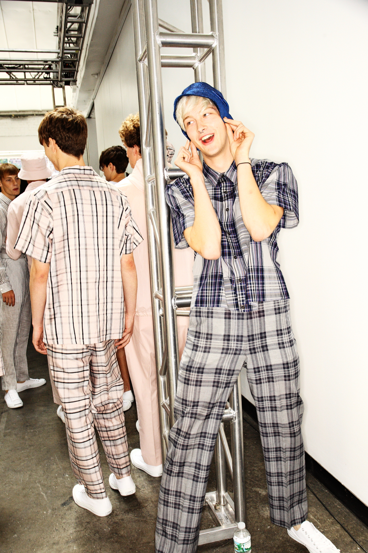 Duckie Brown SS15 Fashion Show New York Backstage