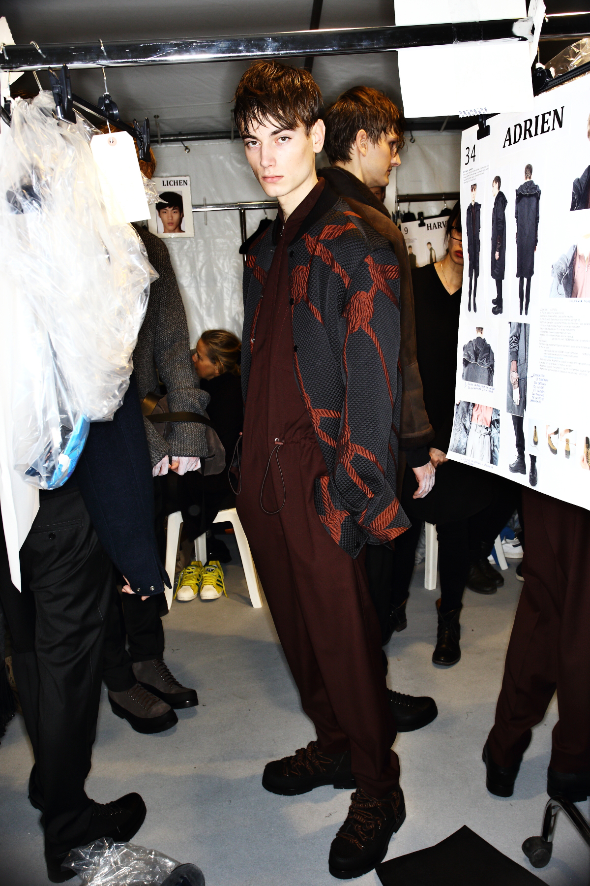 3.1 Phillip Lim AW1516 Men Fashion Show Paris Backstage
