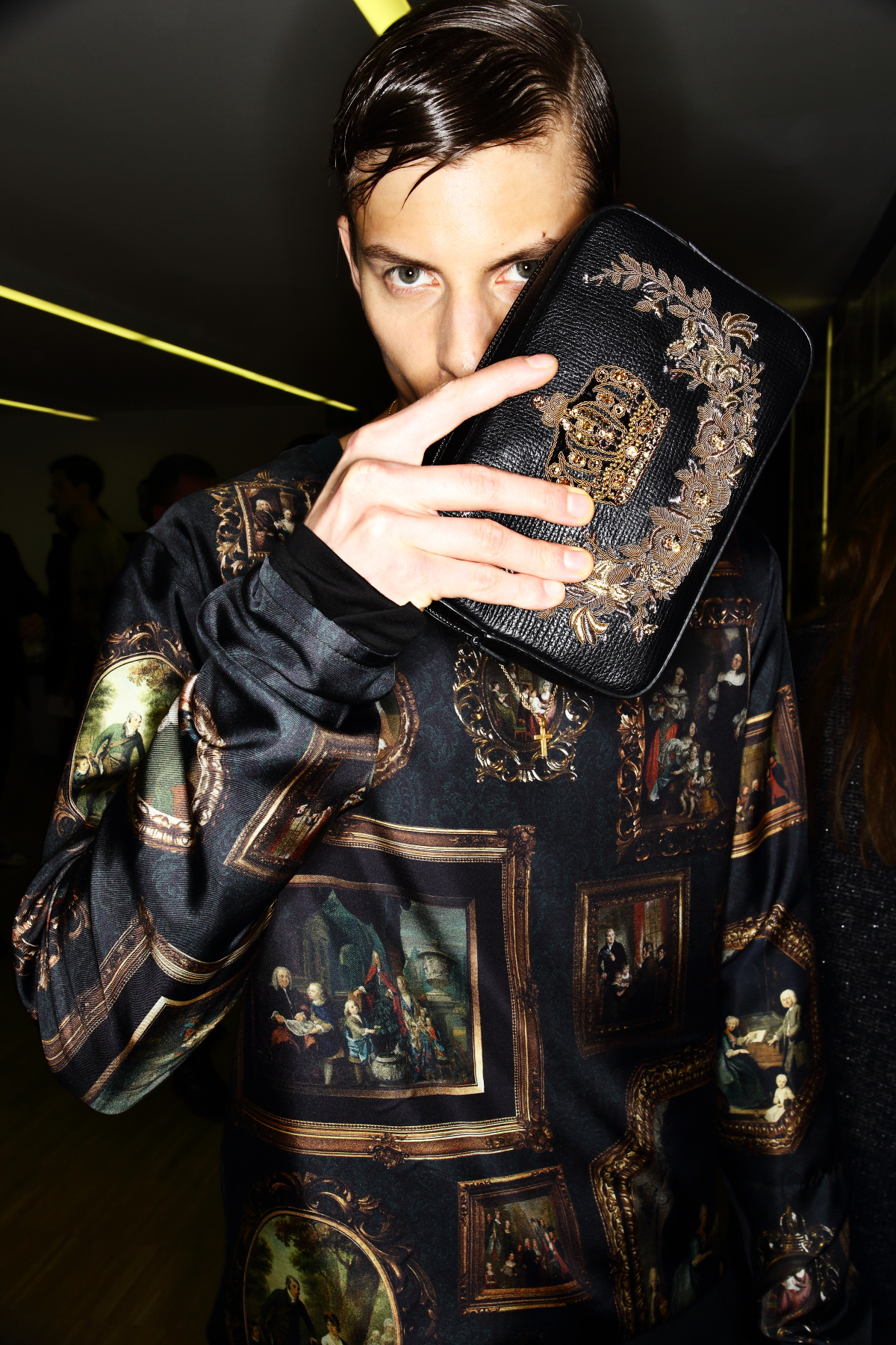 Dolce & Gabbana AW1516 Men Fashion  Show Milan Backstage