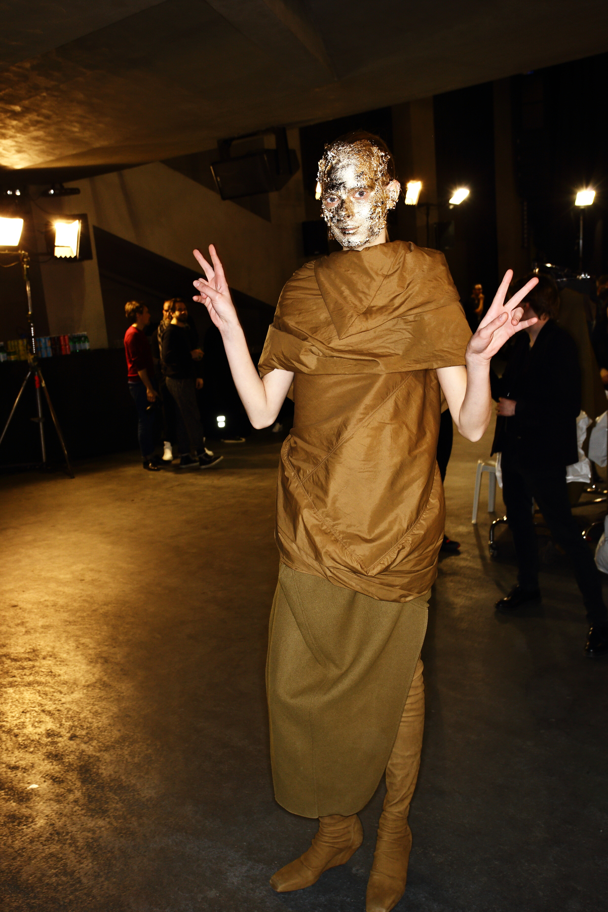 Rick Owens AW1516 Fashion Show Paris Backstage
