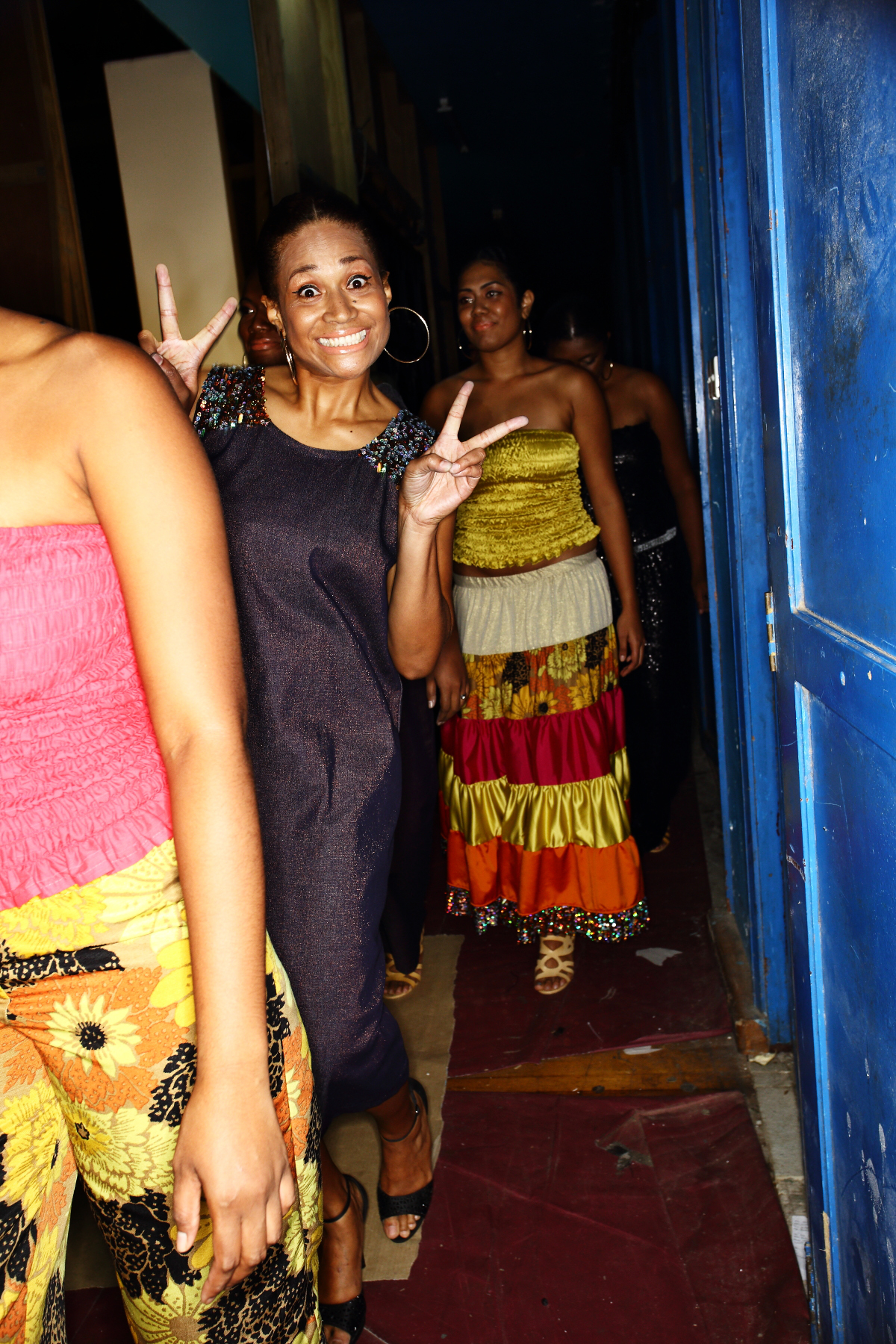 Huudaverti Fashion Show Suva, Fiji Backstage