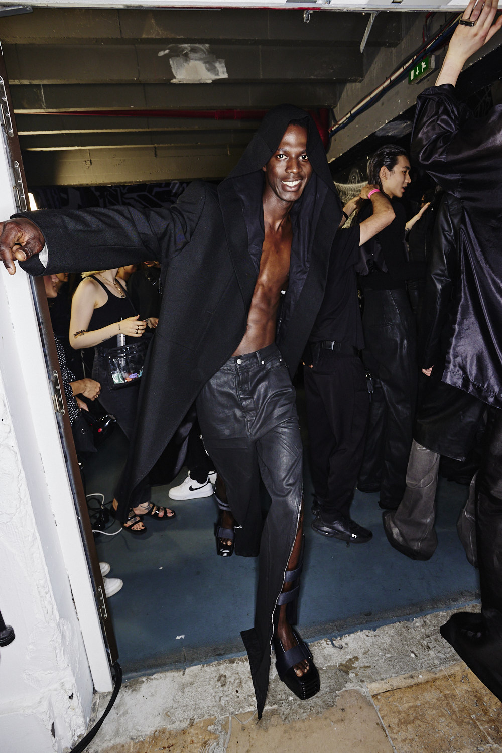 Rick Owens SS24 Men Fashion Show Paris Backstage