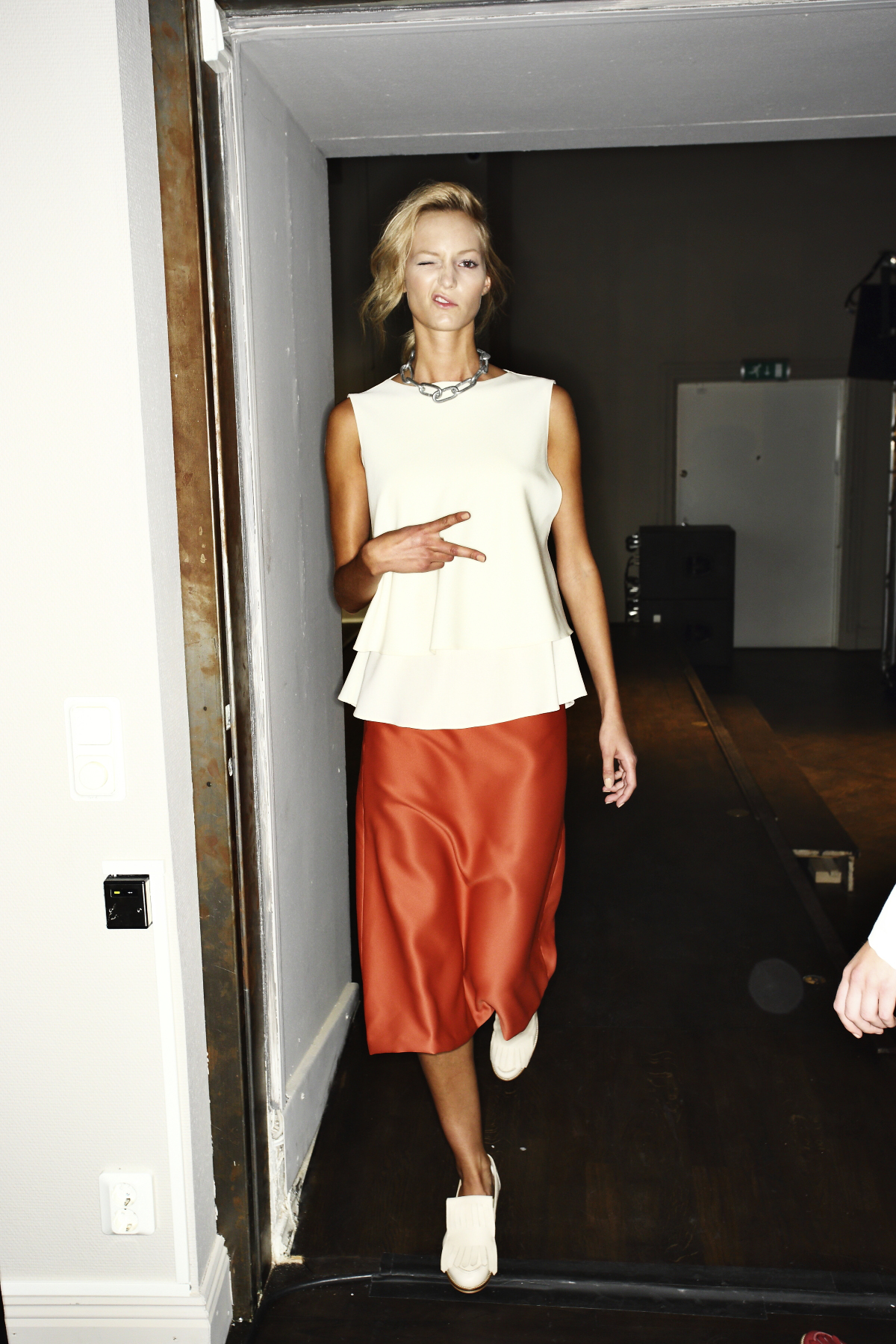 Caroline Kummelstedt SS14 Fashion Show Stockholm Backstage