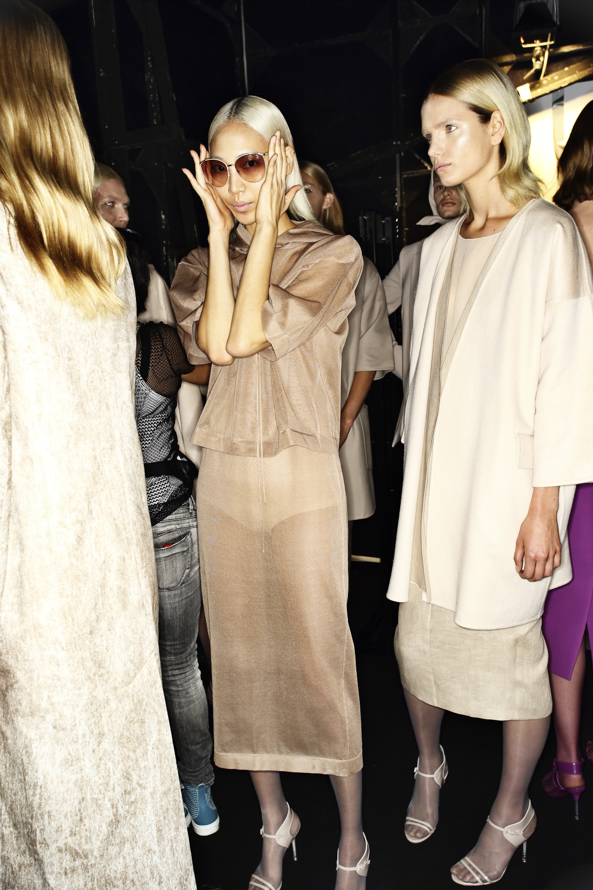 Max Mara SS14 Fashion Show Milan Backstage