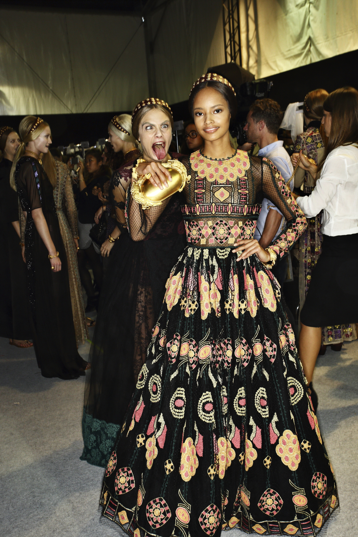 Valentino SS14 Fashion Show Paris Backstage