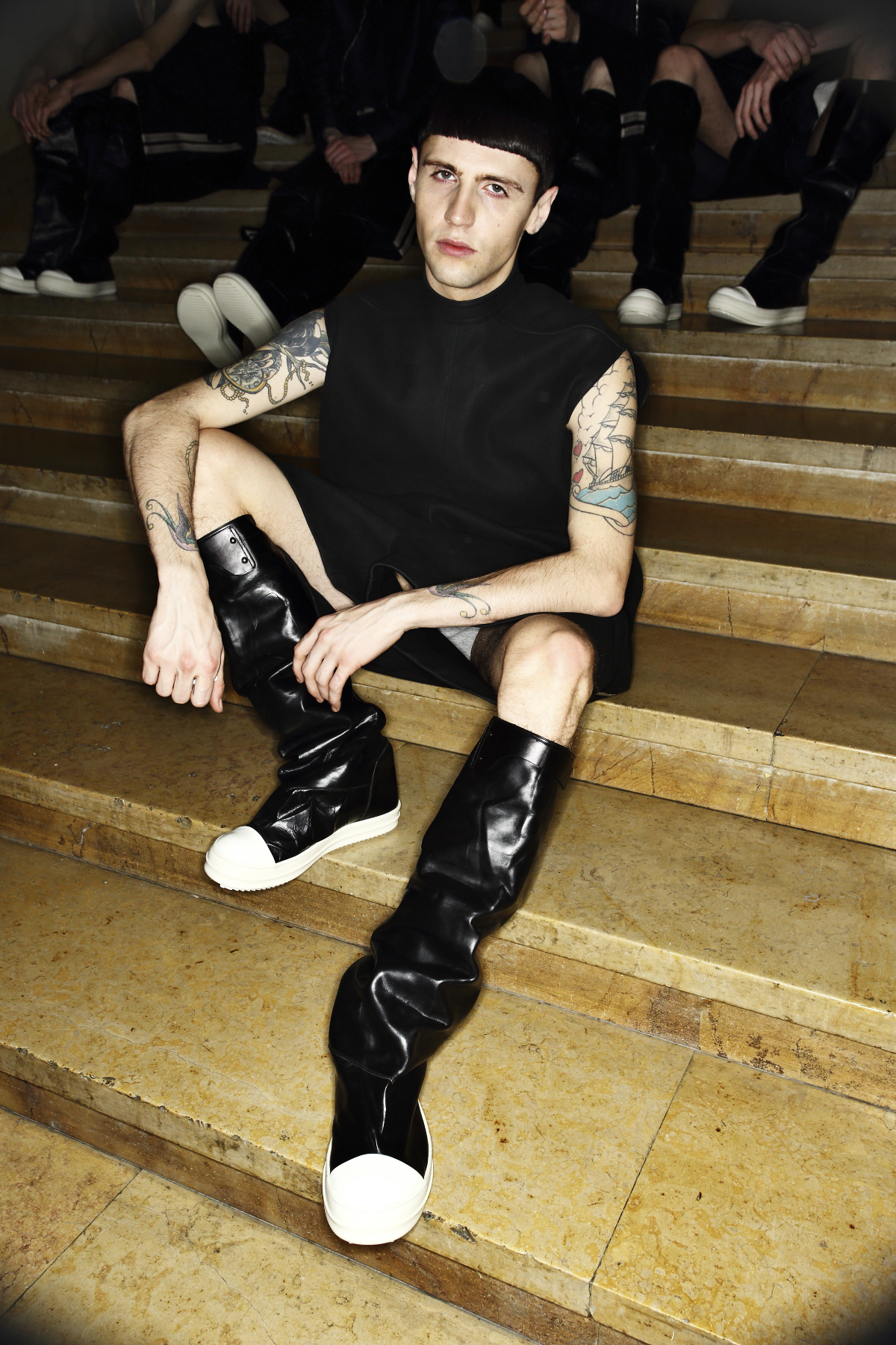 Rick Owens AW14-15 MEn Fashion Show Paris Backstage