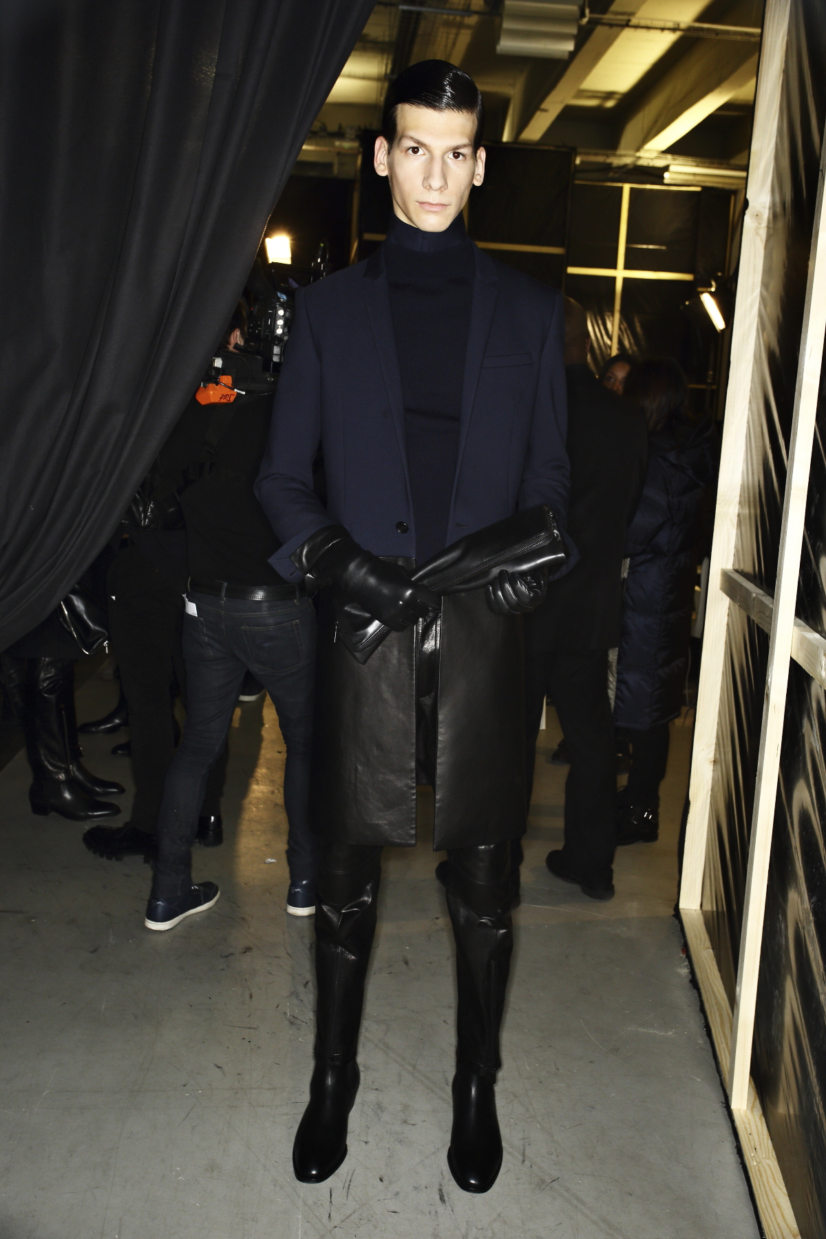 Juun J AW14 -15 Men Fashion Show Paris Backstage