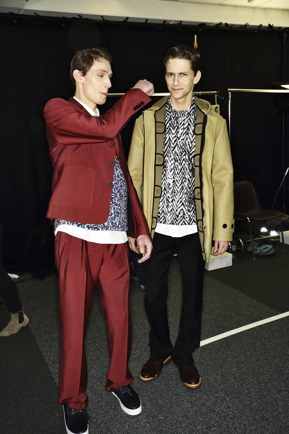 Kris Van Assche AW14-15 Men Fashion Show Paris Backstage