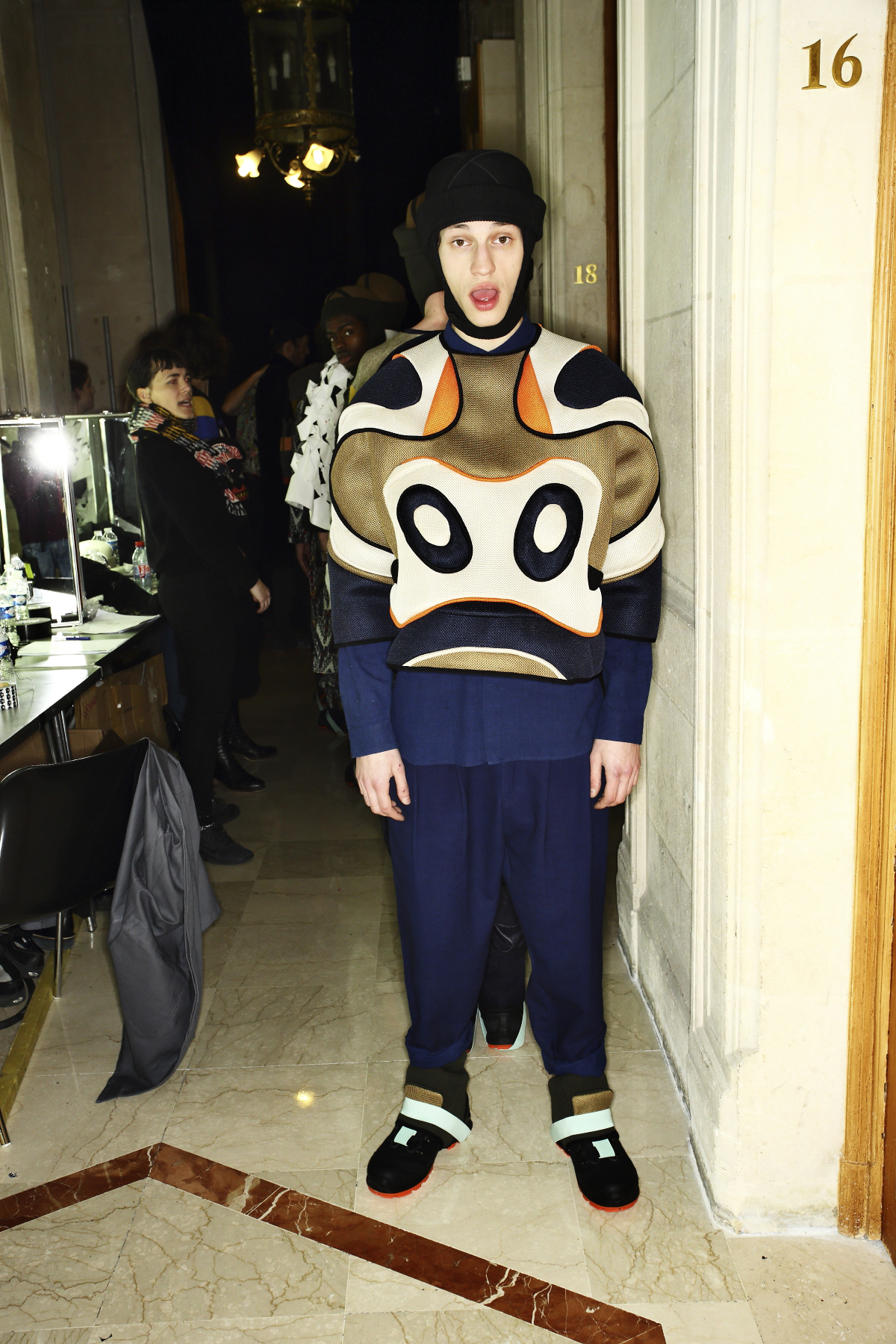 Henrik Vibskov AW14-15 Men Fashion Show Paris Backstage