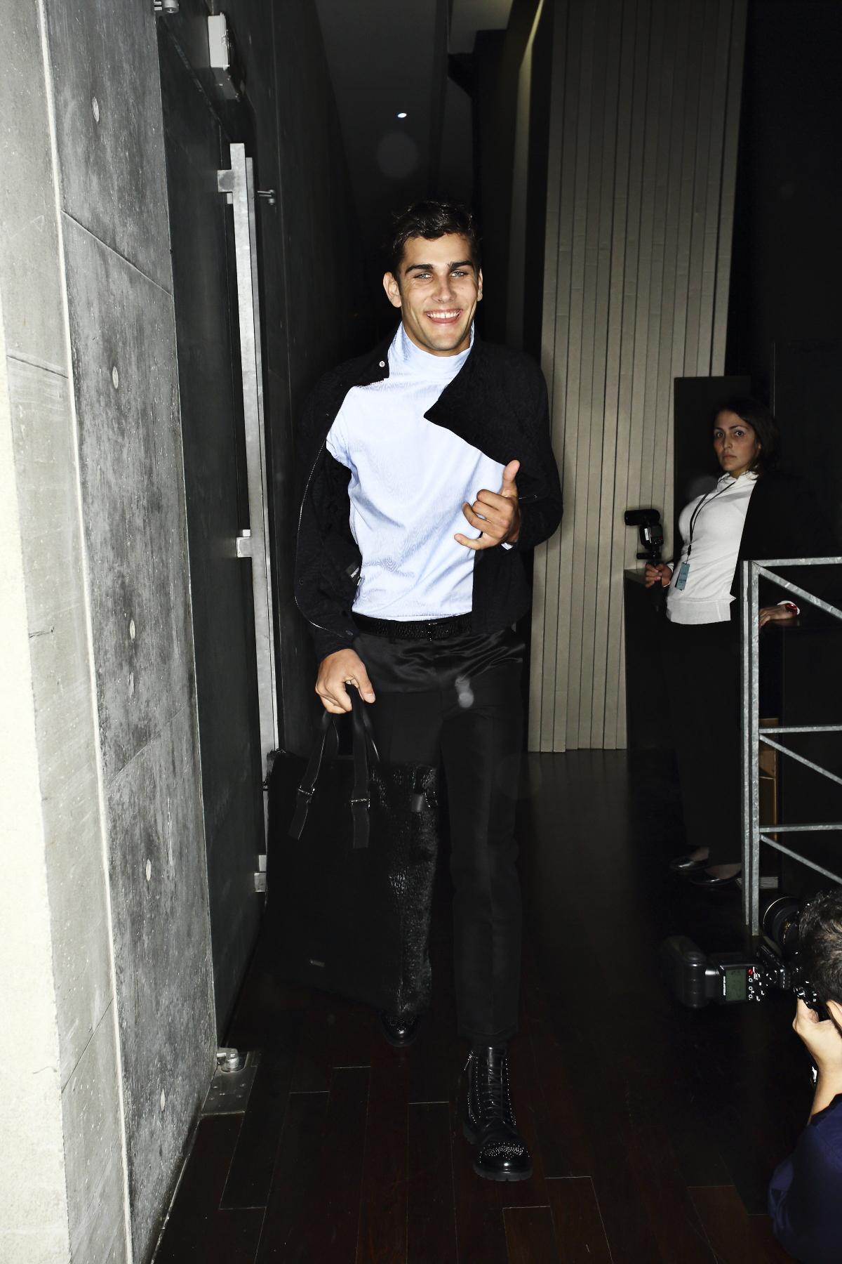 Emporio Armani AW14-15 Men Fashion Show Backstage Milan