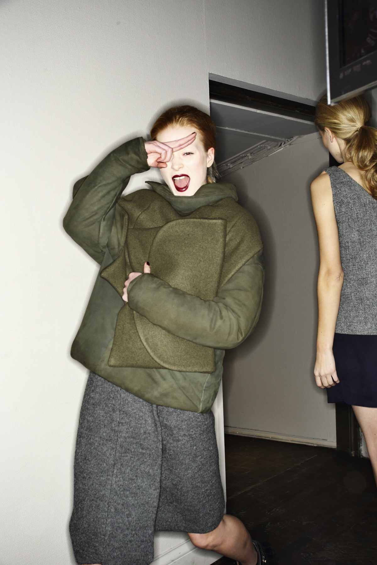 Caroline Kummelstedt AW14-15 Fashion Show Stockholm Backstage