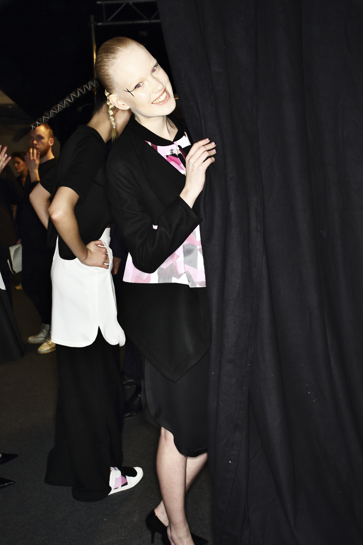 Ida Klamborn AW14-15 Fashion Show Stockholm Backstage – Her first “official” fashion show :-)