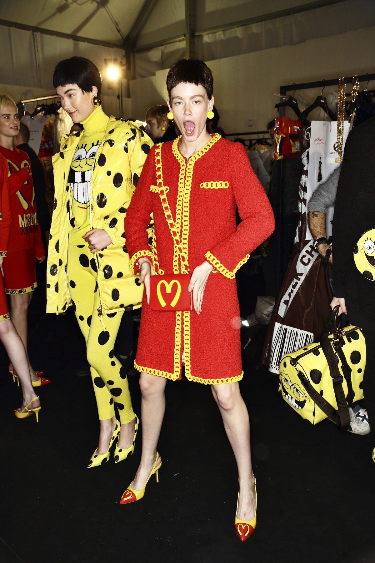 Moschino AW14-15 Fashion Show Milan Backstage