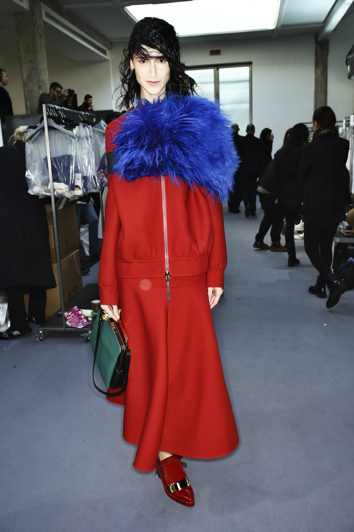 Marni AW14-15 Fashion Show Milan Backstage