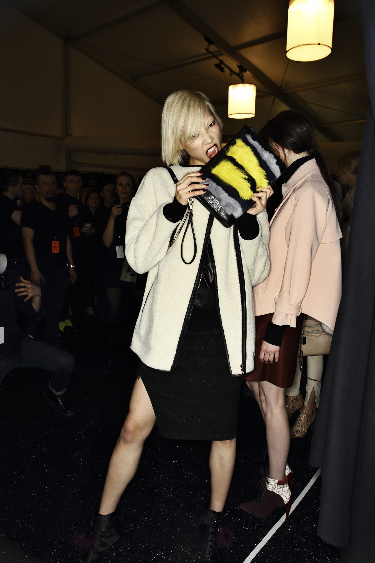 Rebecca Minkhof AW14-15 Fashion Show New York Backstage