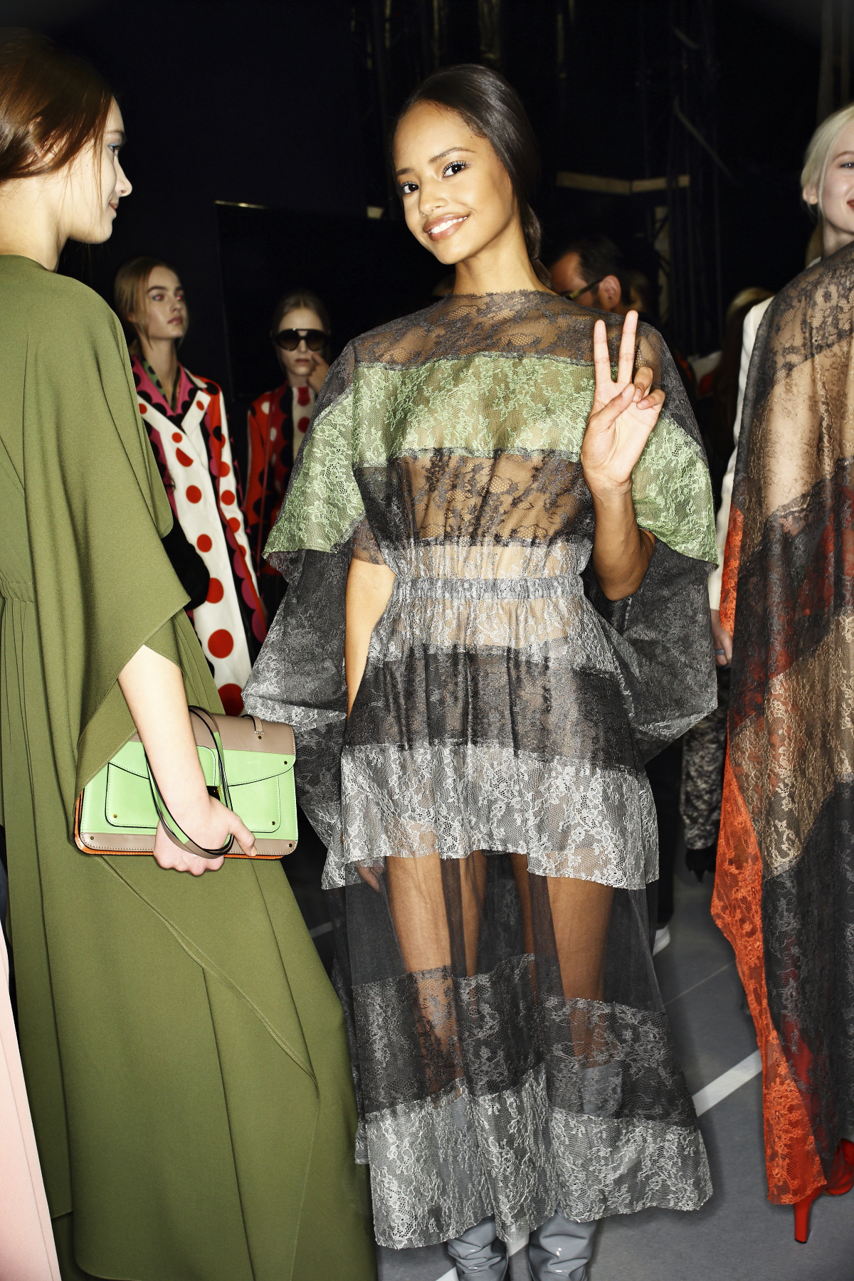 Valentino AW14-15 Fashion Show Paris Backstage