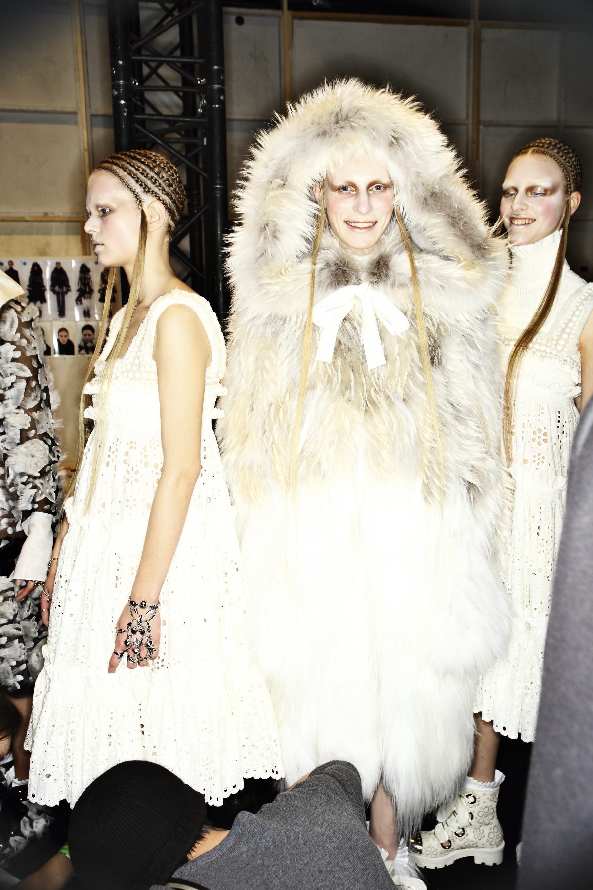 McQueen  AW14-15 Fashion Show Paris Backstage