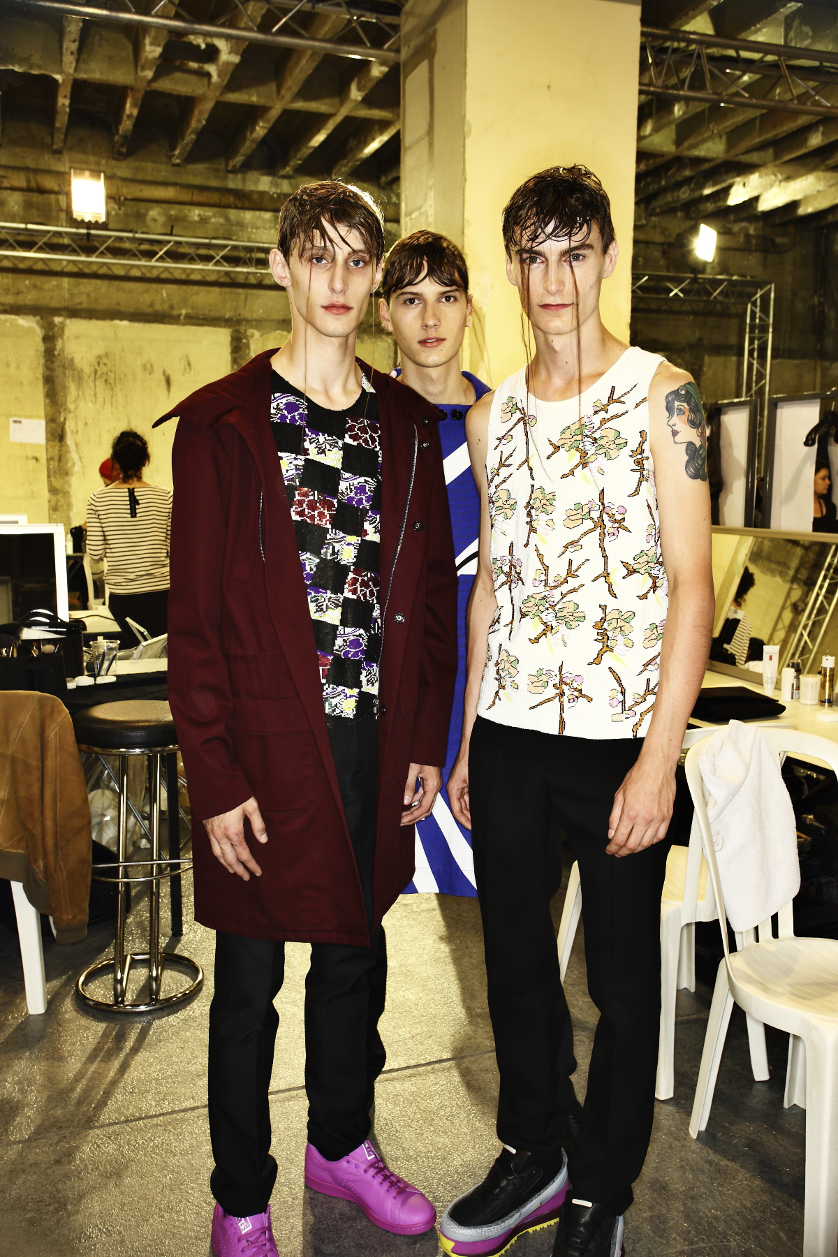 Raf Simons SS15 Men Fashion Show Paris Backstage