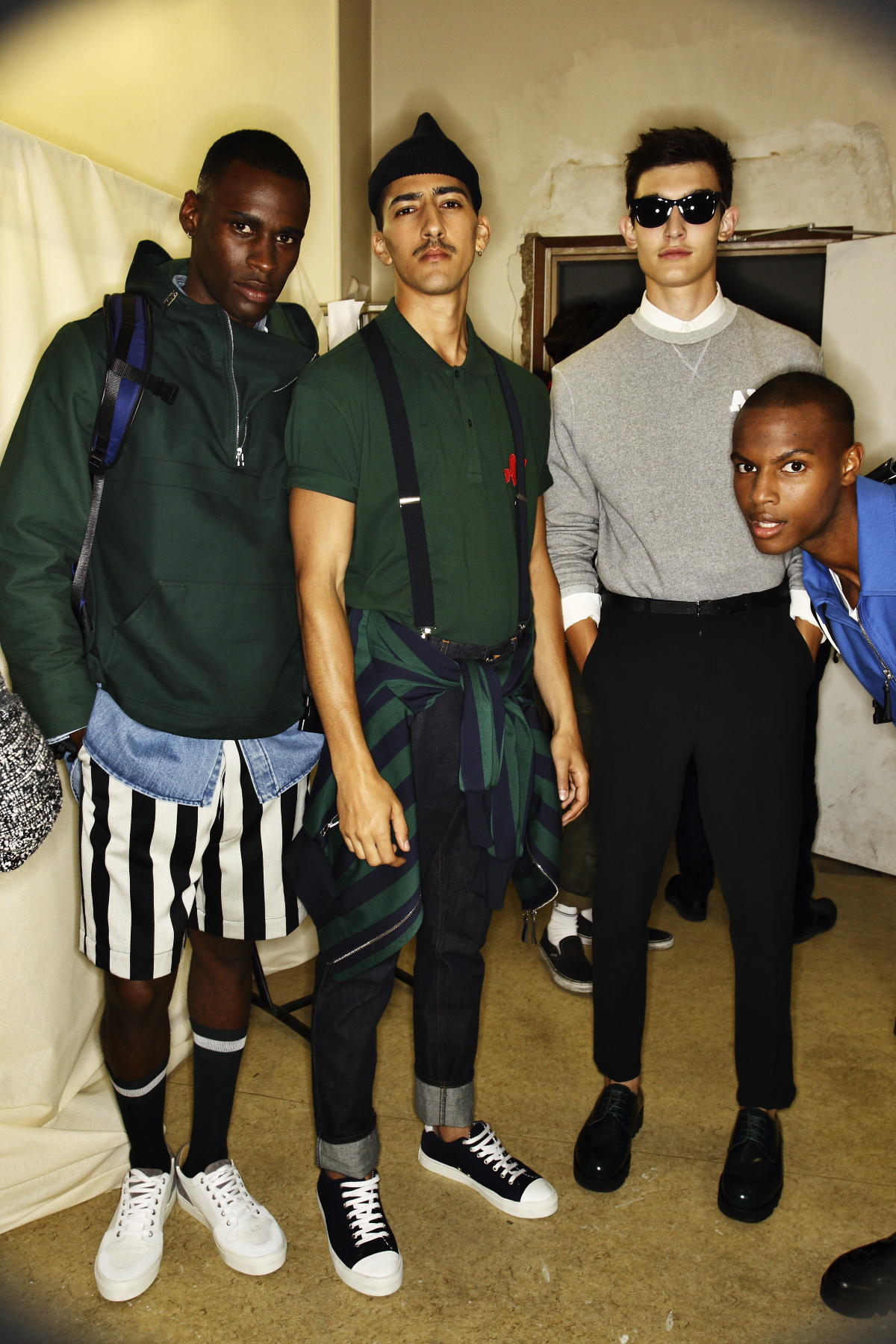 Ami Alexandre Mattiussi SS15 MEn Fashion Show Paris Backstage