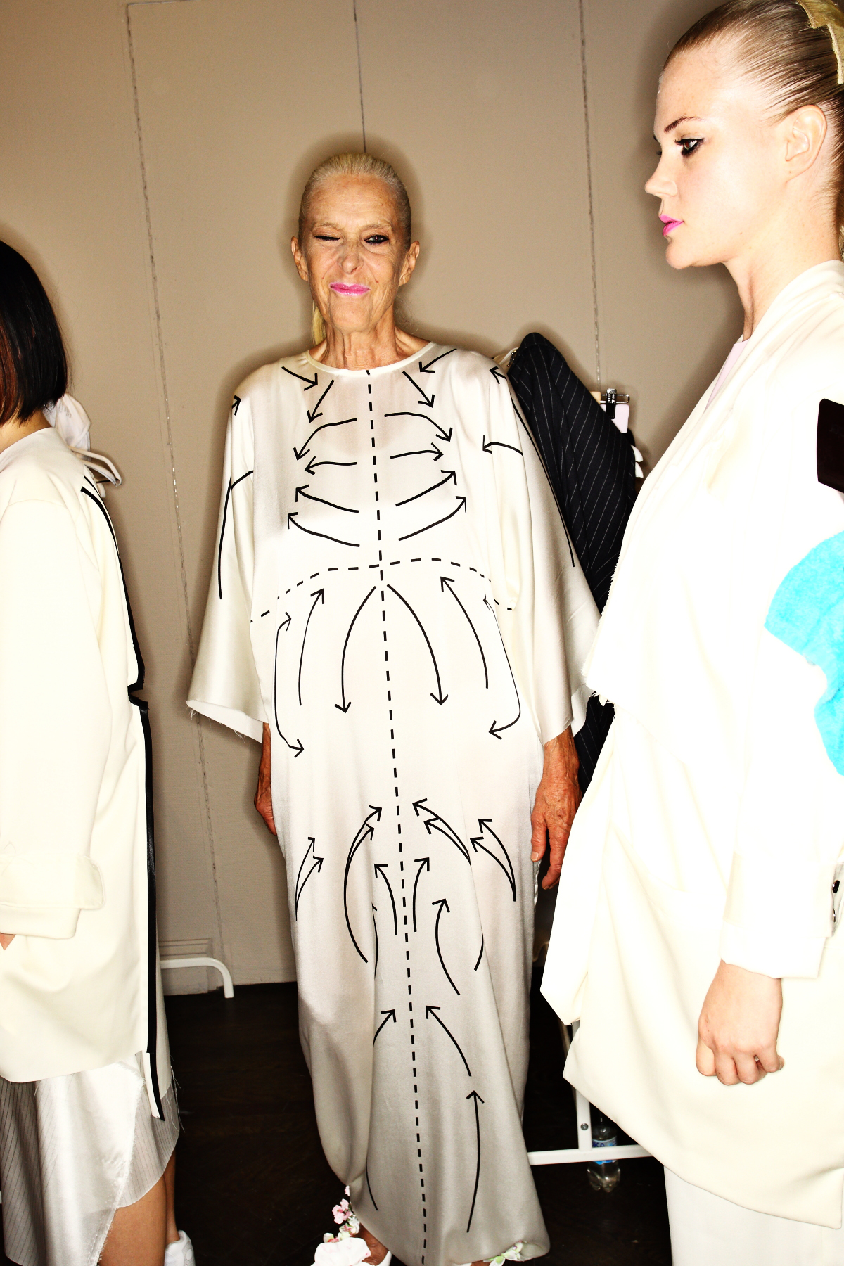 Minna Palmqvist  SS15 Fashion Show Stockholm Backstage