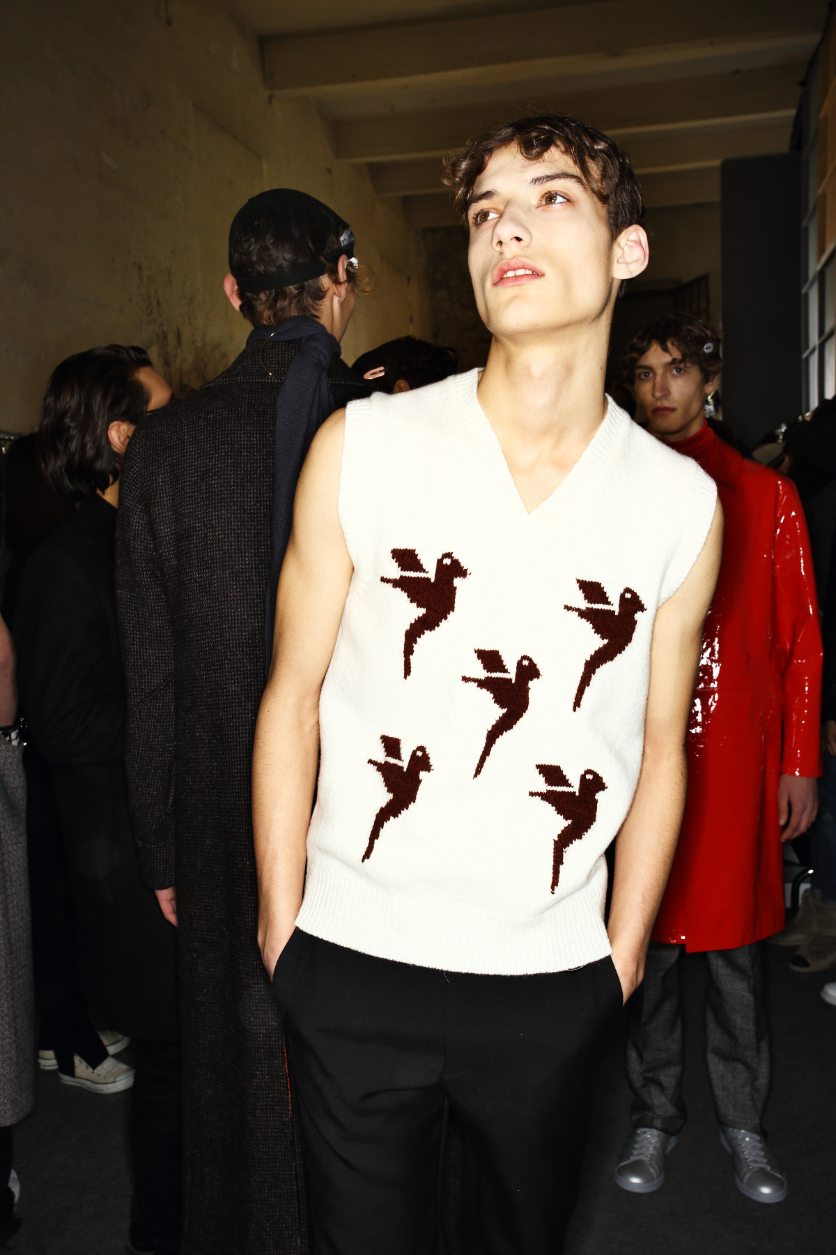 Raf Simons AW1516 Men Fashion Show Paris Backstage