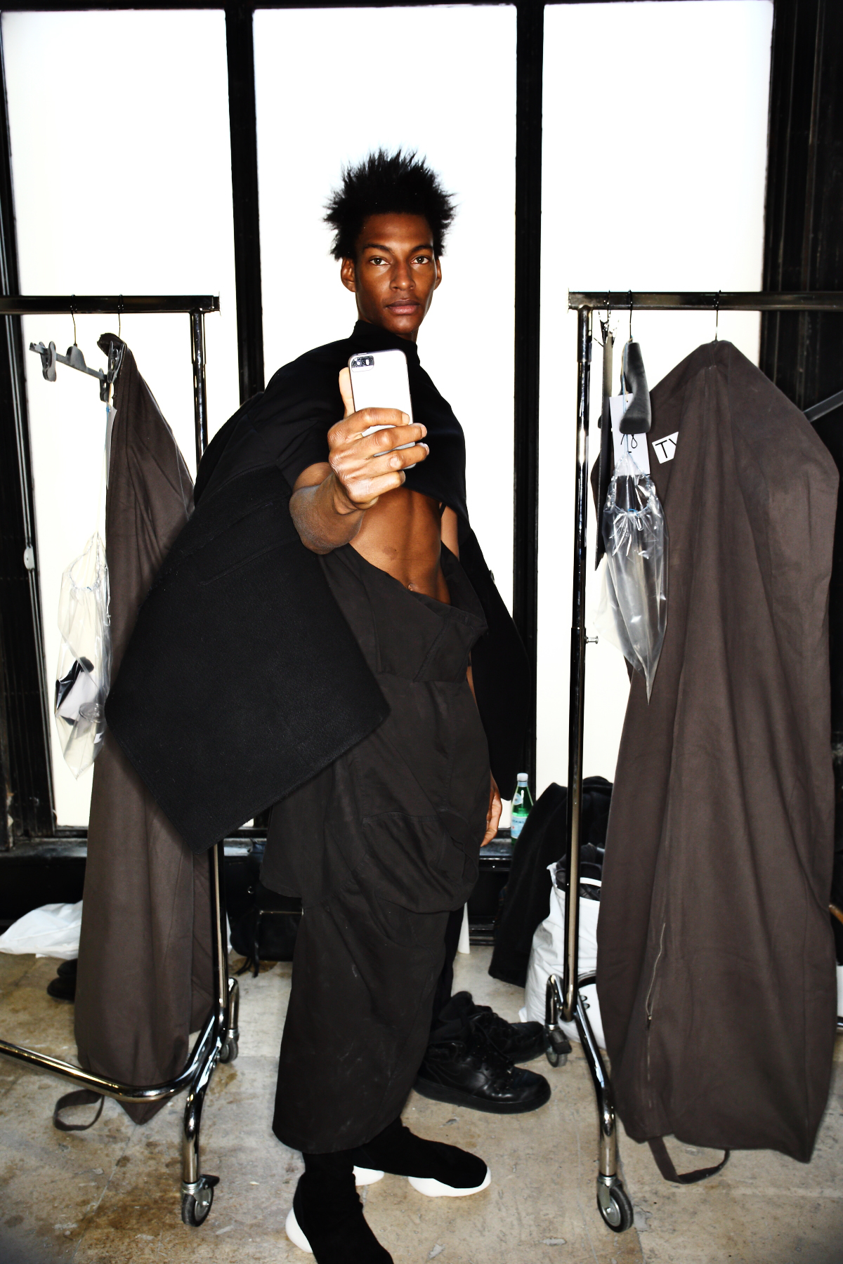 Rick Owens AW1516 Men Fashion Show Paris Backstage