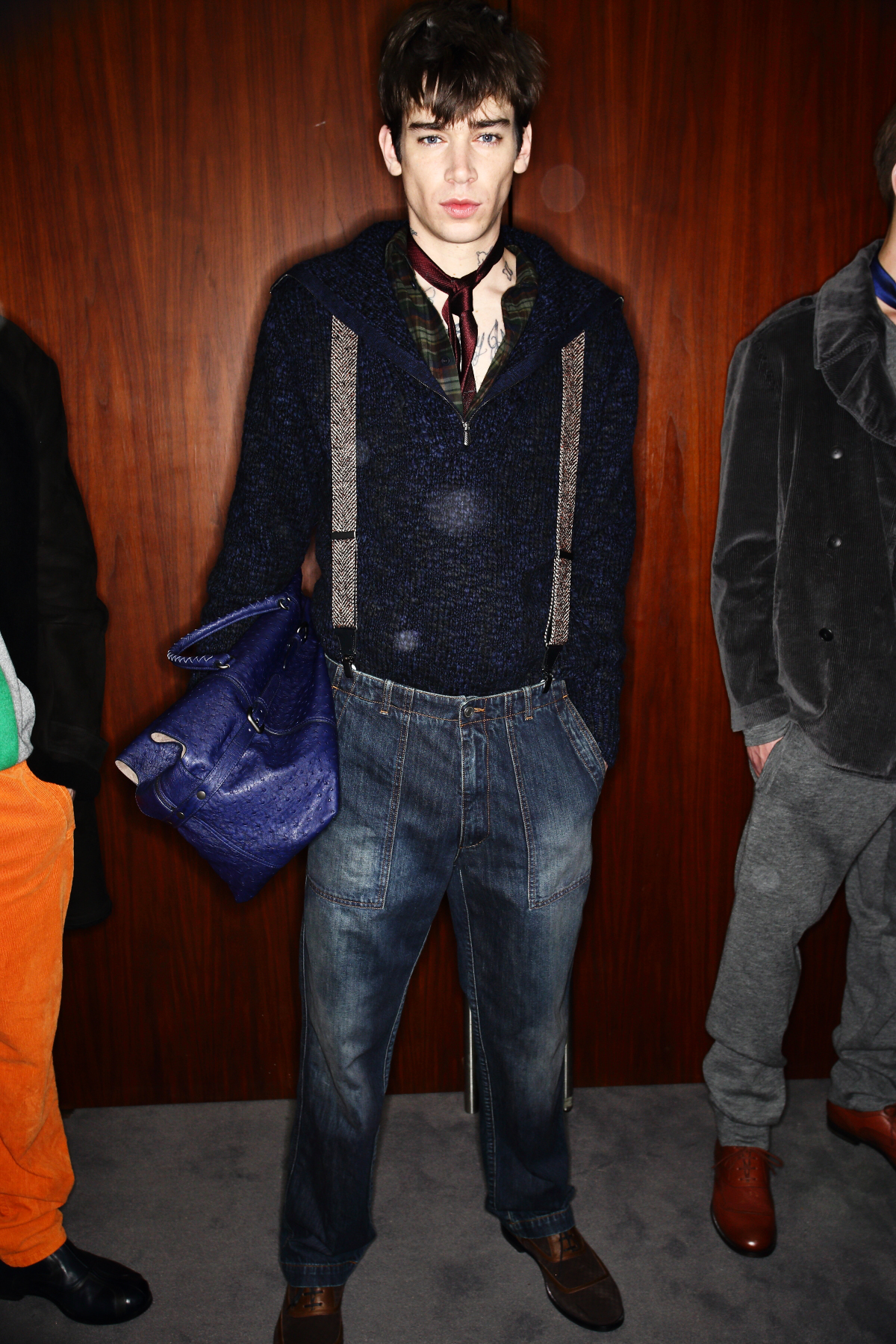 Bottega Veneta AW1516 Men Fashion Show Milan Backstage