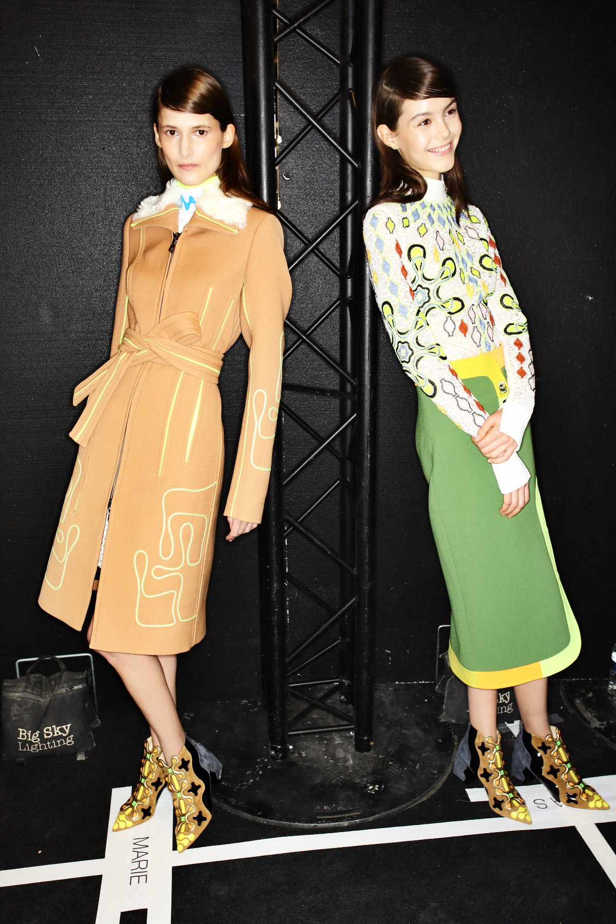 Peter Pilotto AW1516 Fashion Show London Backstage