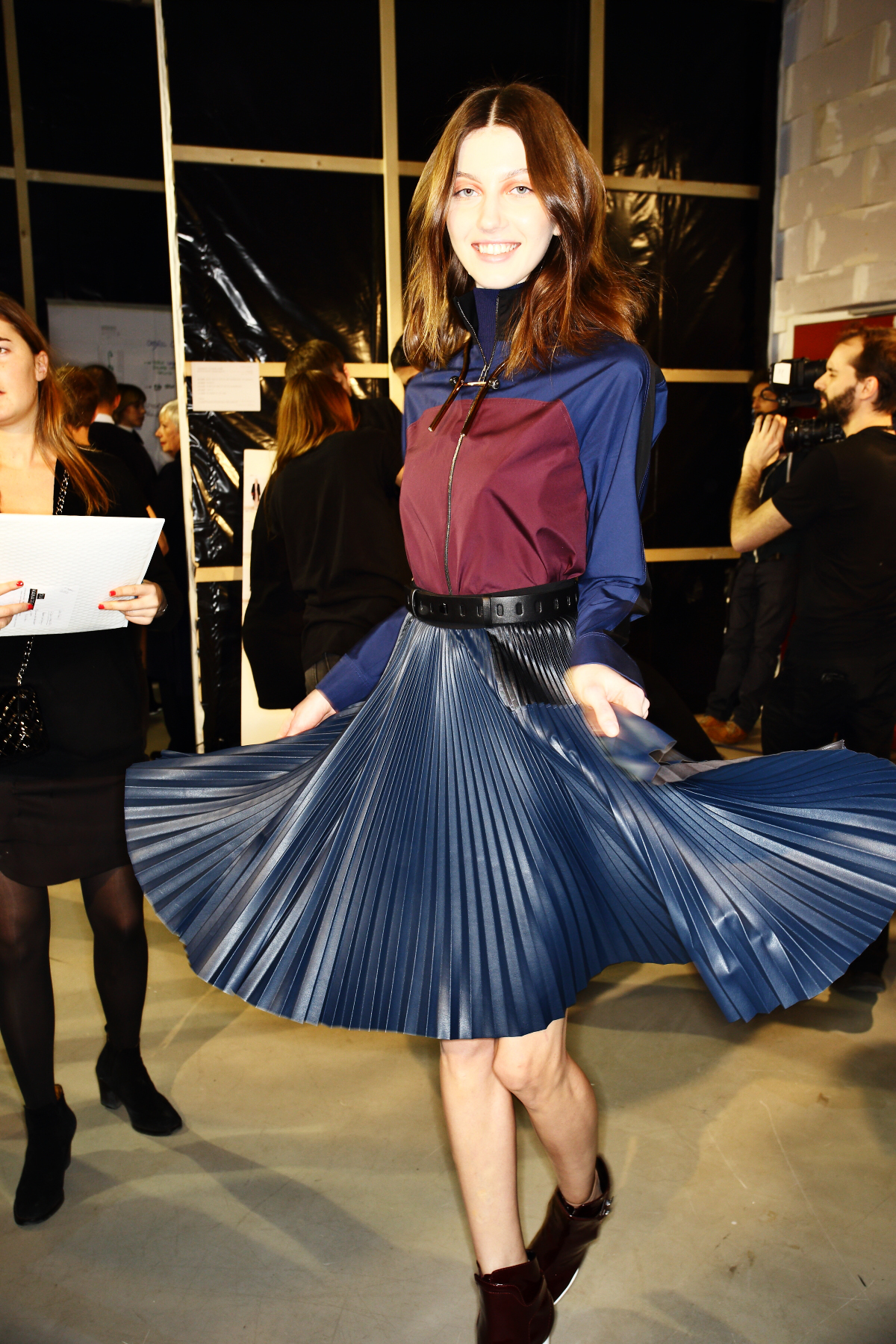 Cédric Charlier AW1516 Fashion Show Paris Backstage