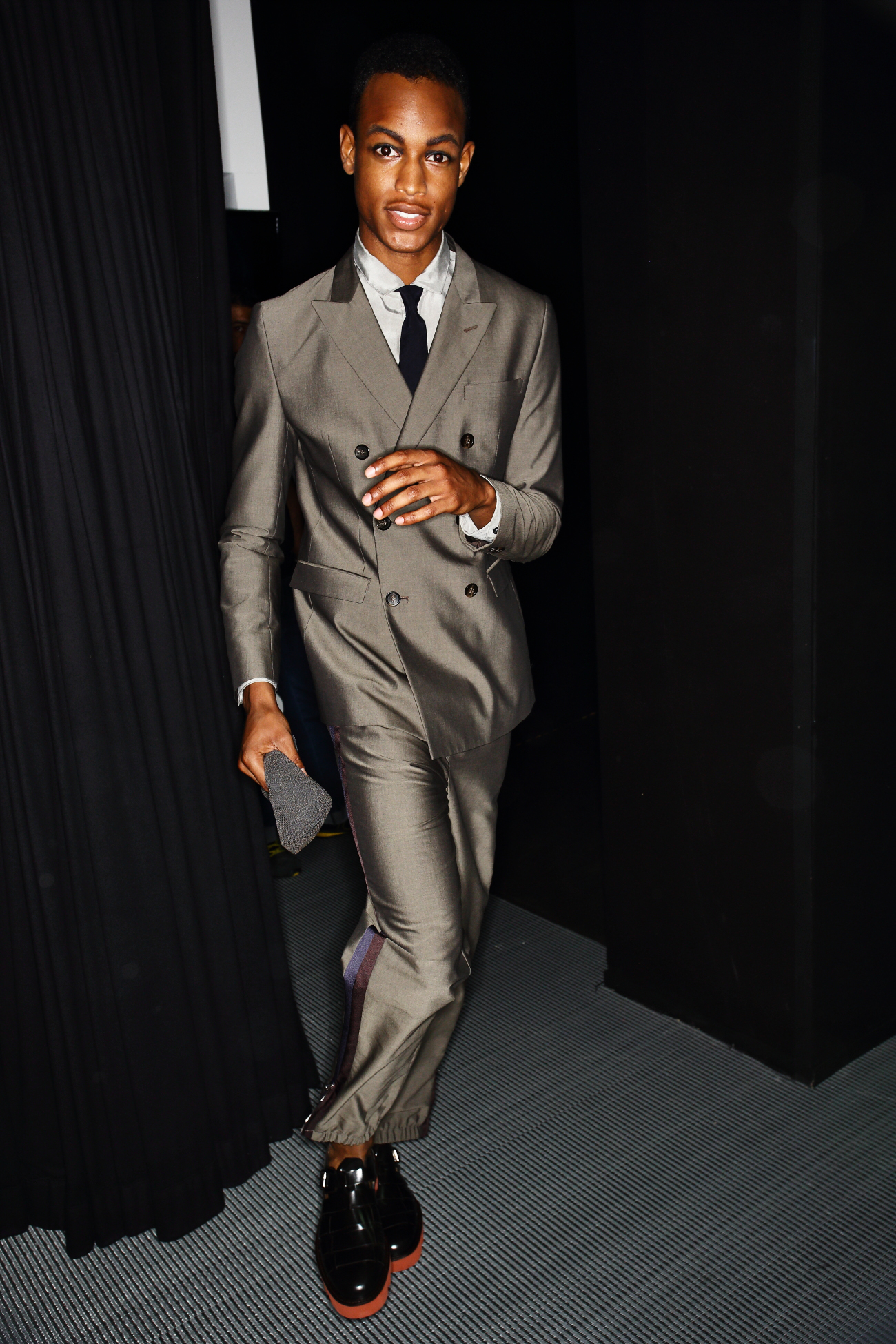 Emporio Armani SS16 Men Fashion Show Milan Backstage