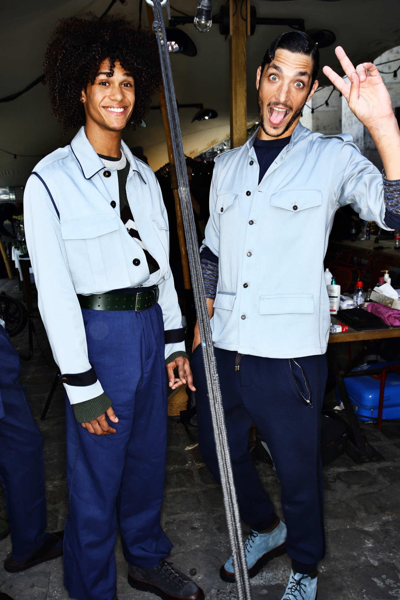 Umit Benan SS16 Men Fashion Show Paris Backstage