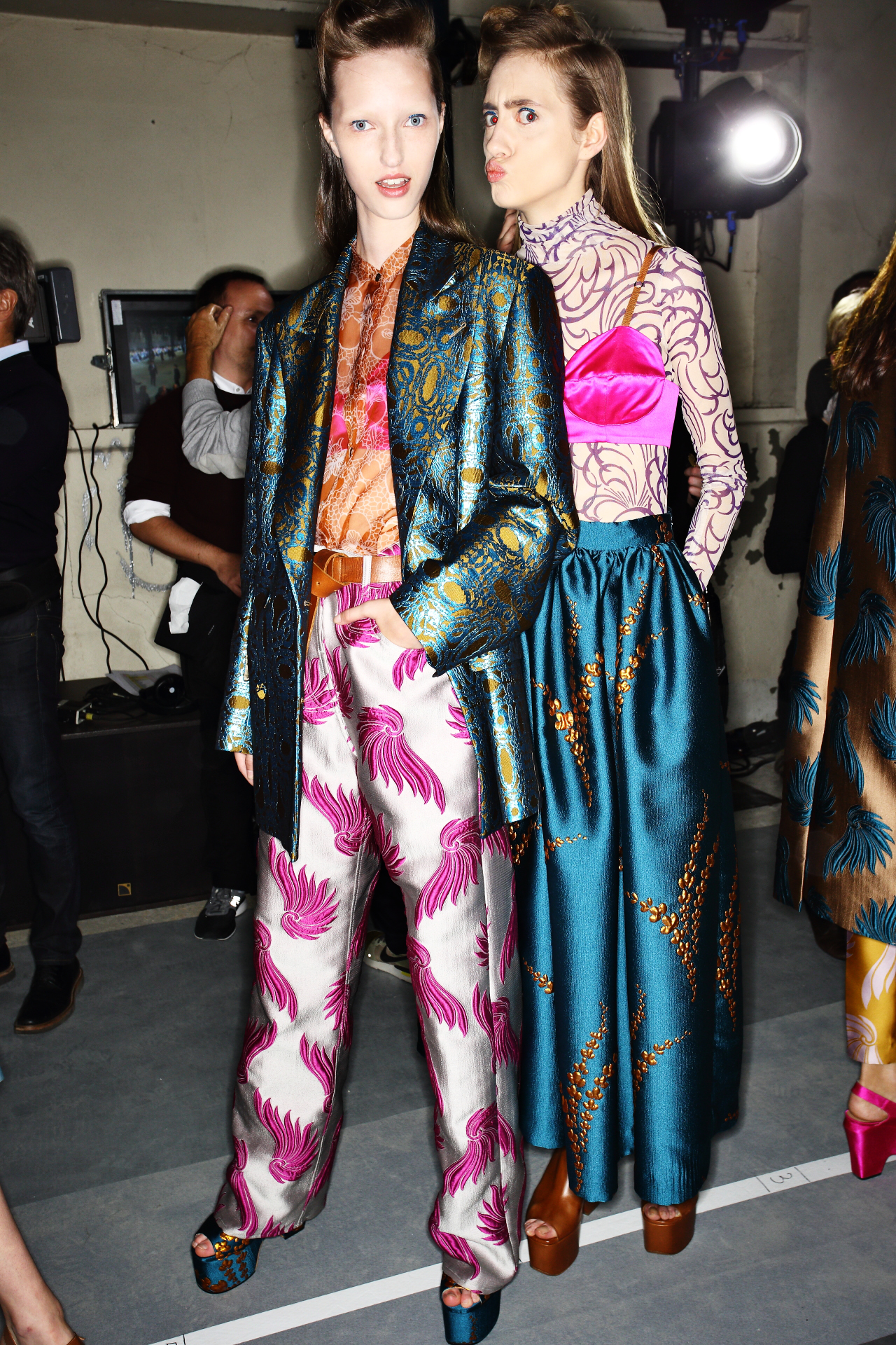 Dries Van Noten SS16 Fashion Show Paris Backstage