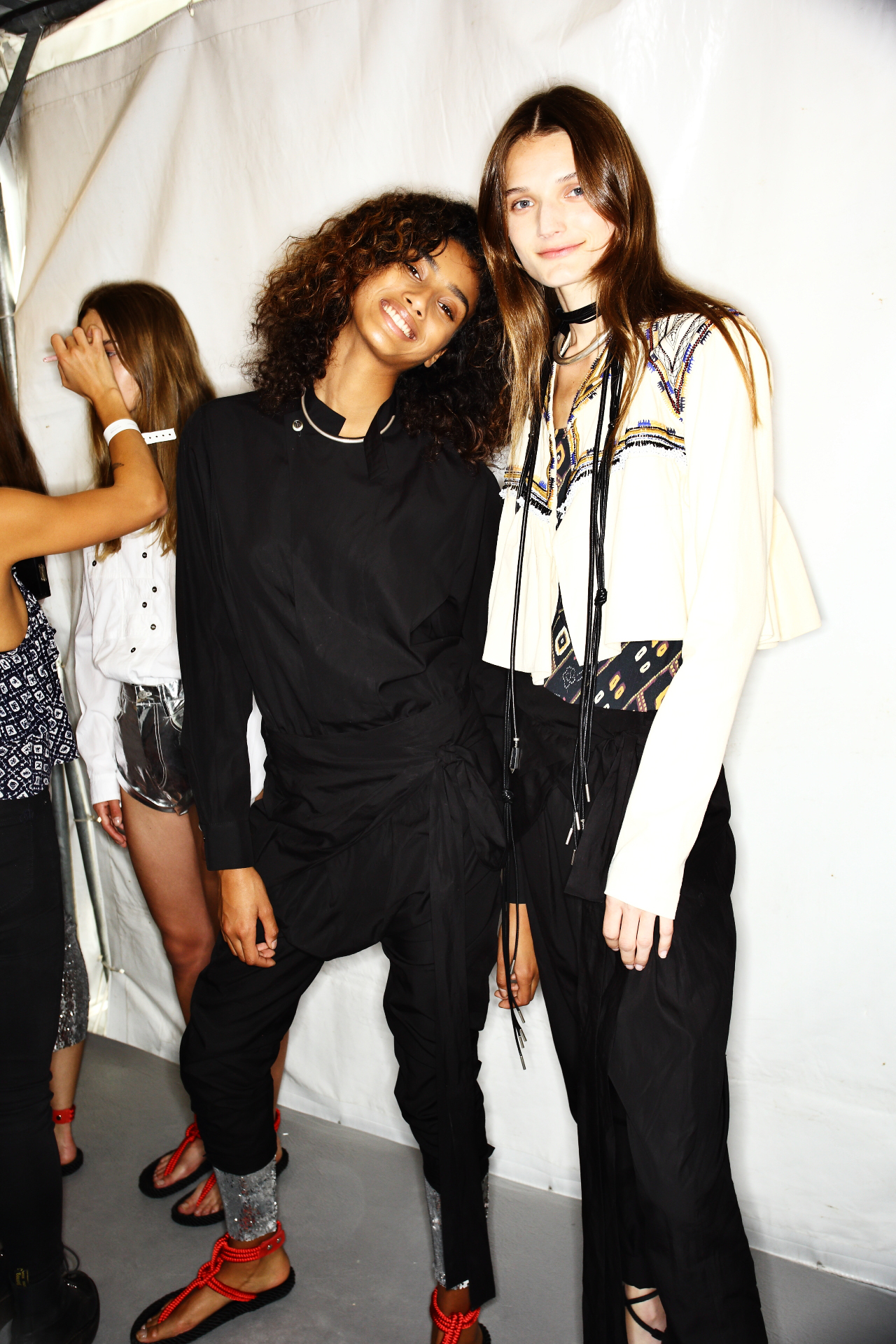 Isabel Marant SS16 Fashion Show Paris Backstage