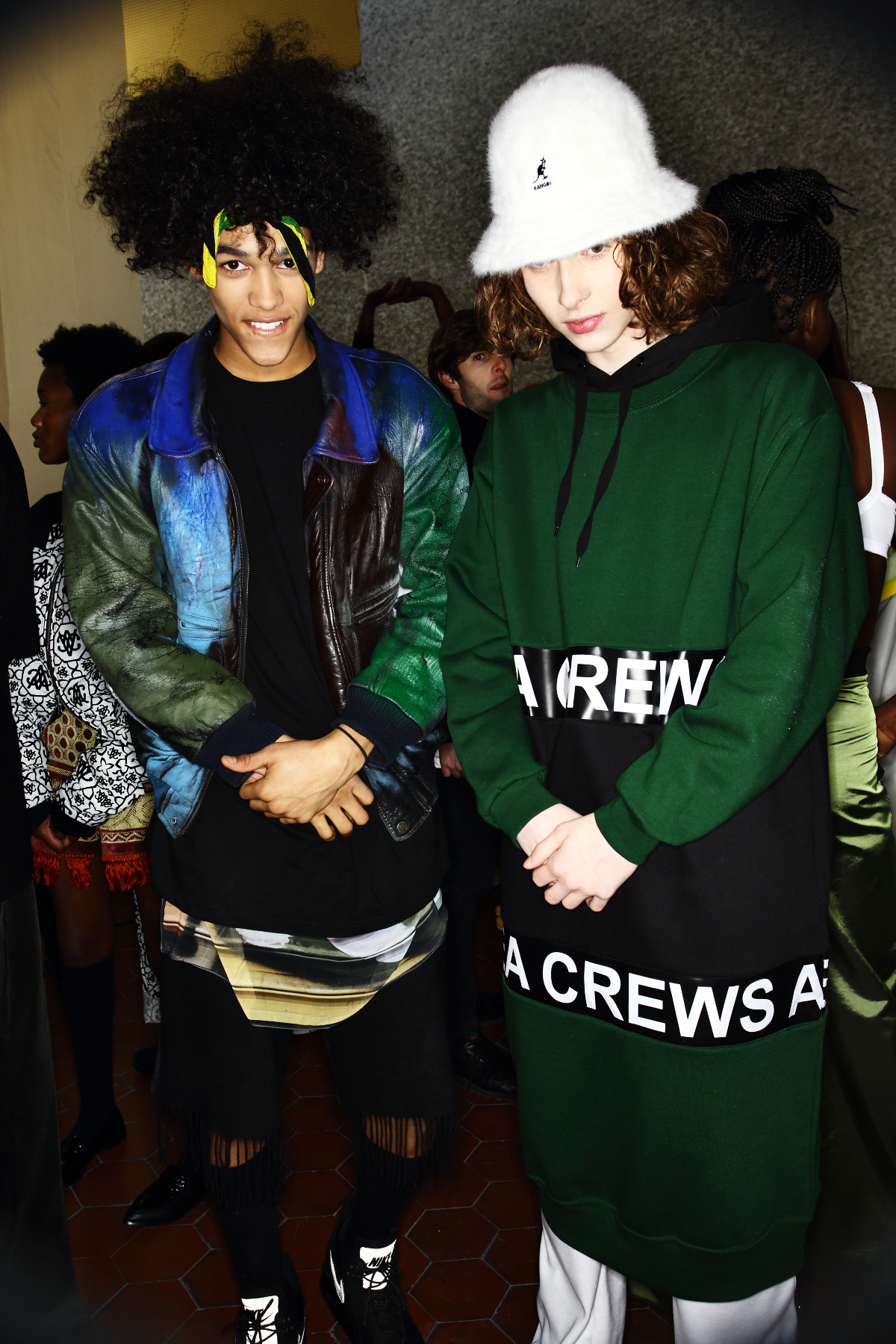 Andrea Crews Fall 16 Men Fashion Show Paris Backstage