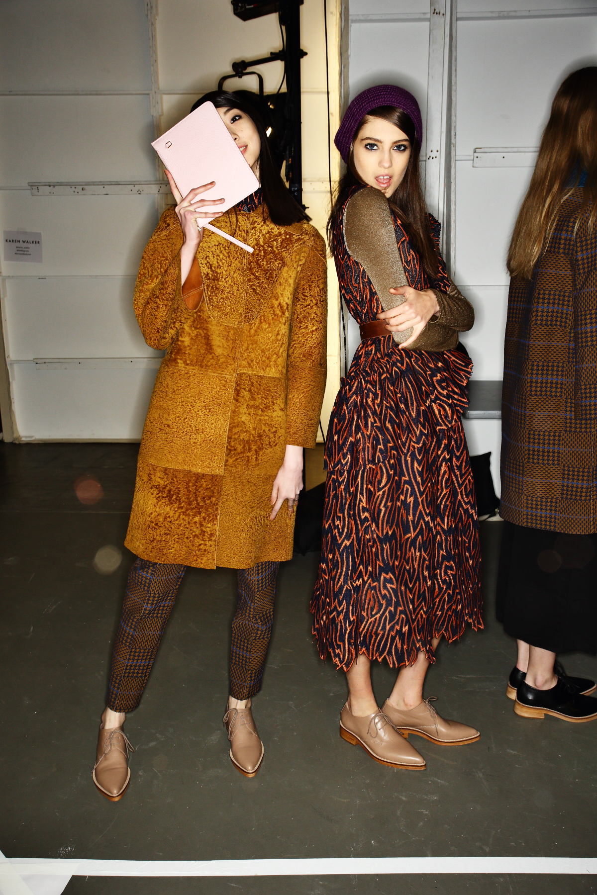 Karen Walker AW1617 Fashion Show New York Backstage