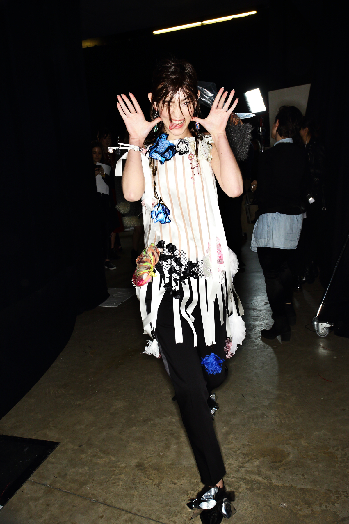 Christopher Kane AW1617 Fashion Show London Backstage