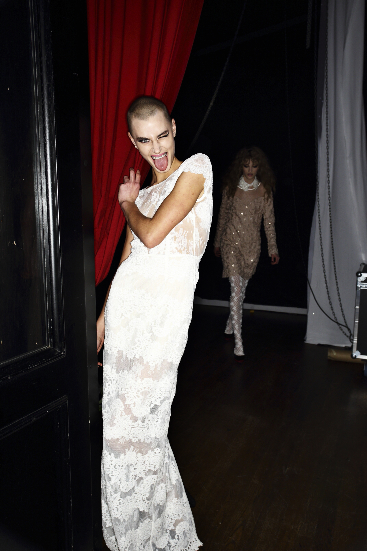 Ida Sjostedt AW1617 Fashion Show Backstage at Berns Stockholm