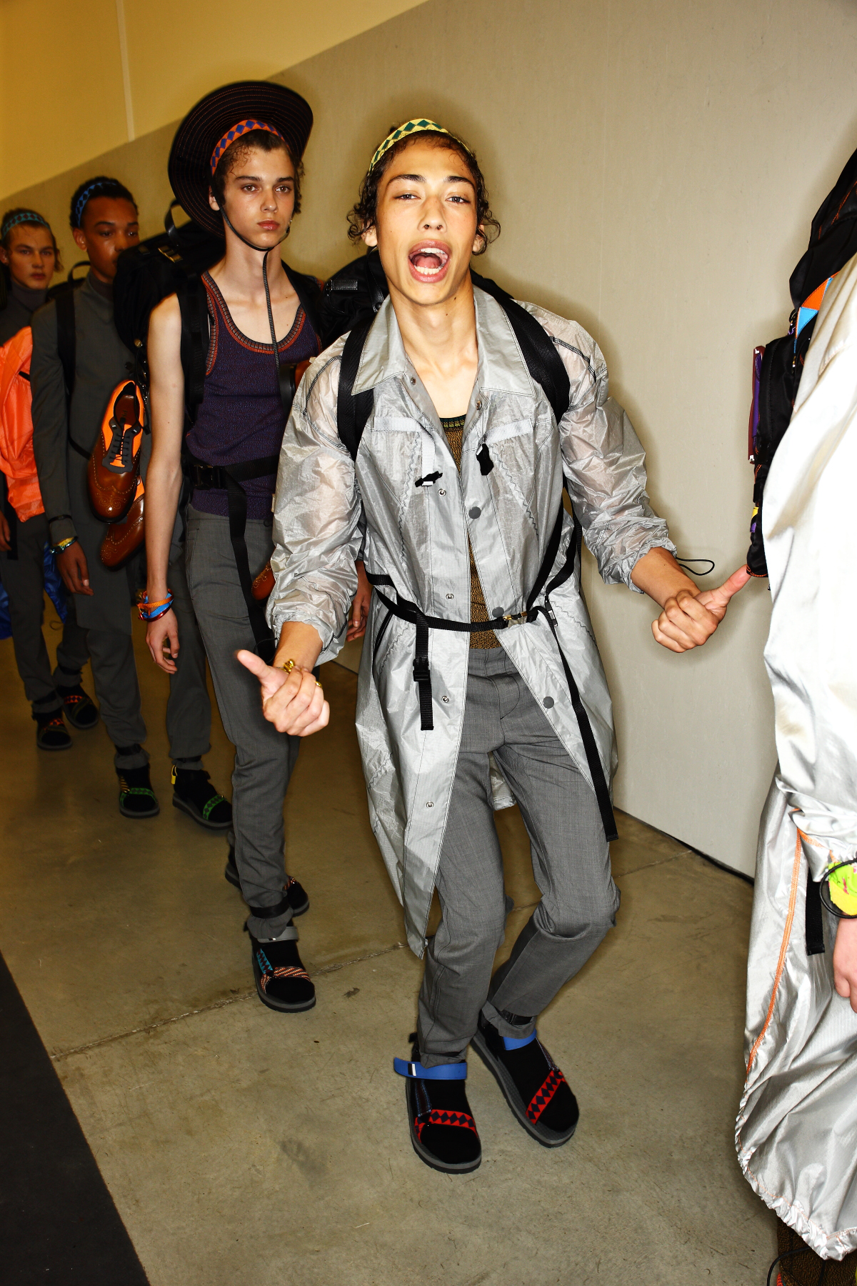 PRADA SS17 Men Fashion Show Milan Backstage