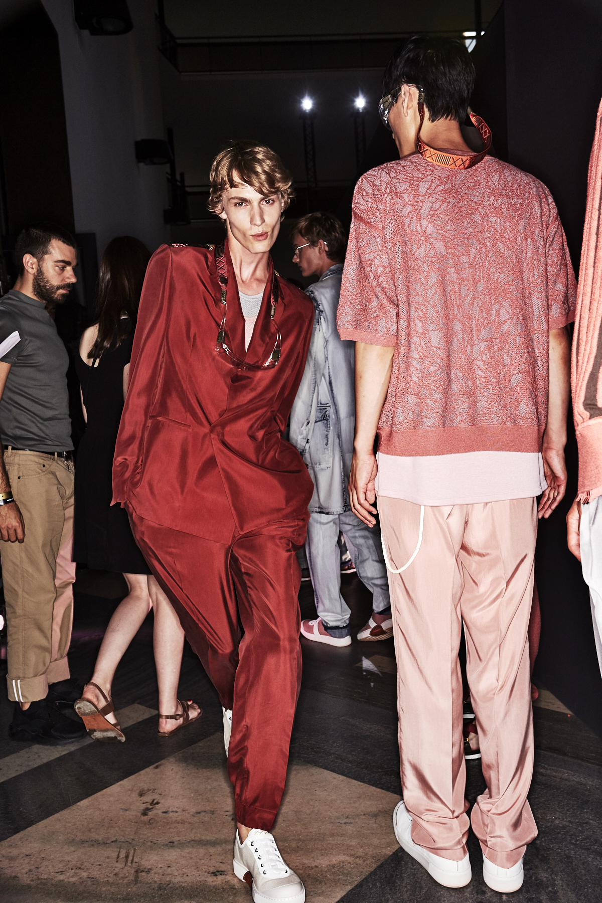 Ermenegildo Zegna SS18 Men Fashion Show Milan Backstage