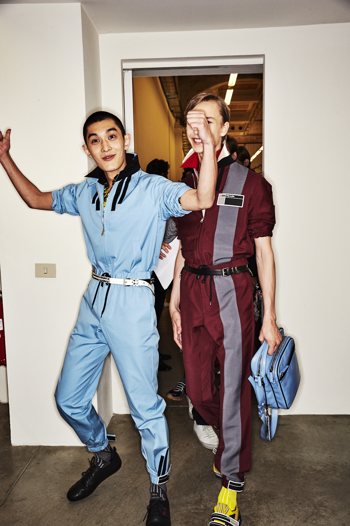 Prada SS18 Men Fashion show Milan Backstage