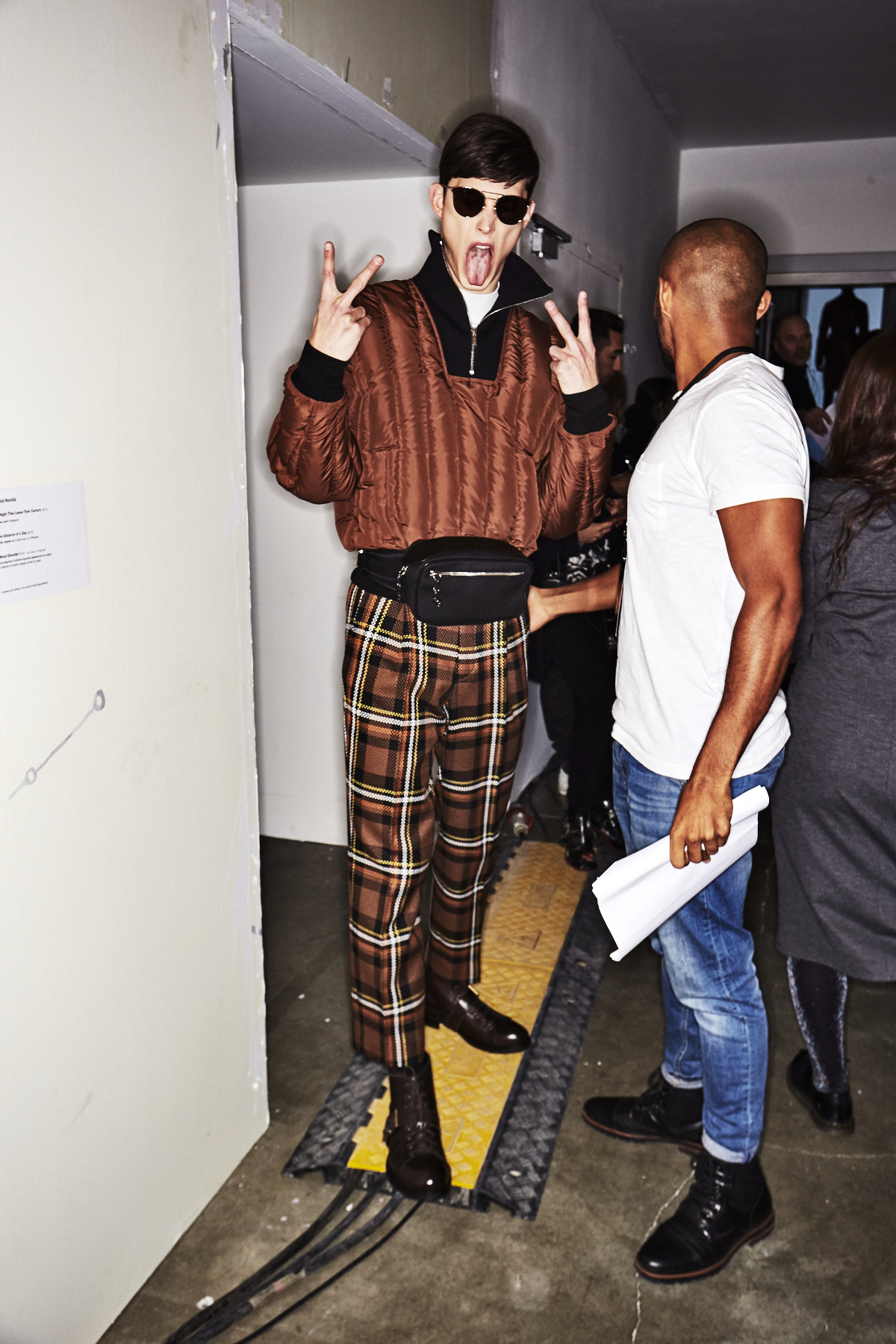 Cerruti AW1819 Men Fashion Show Paris Backstage