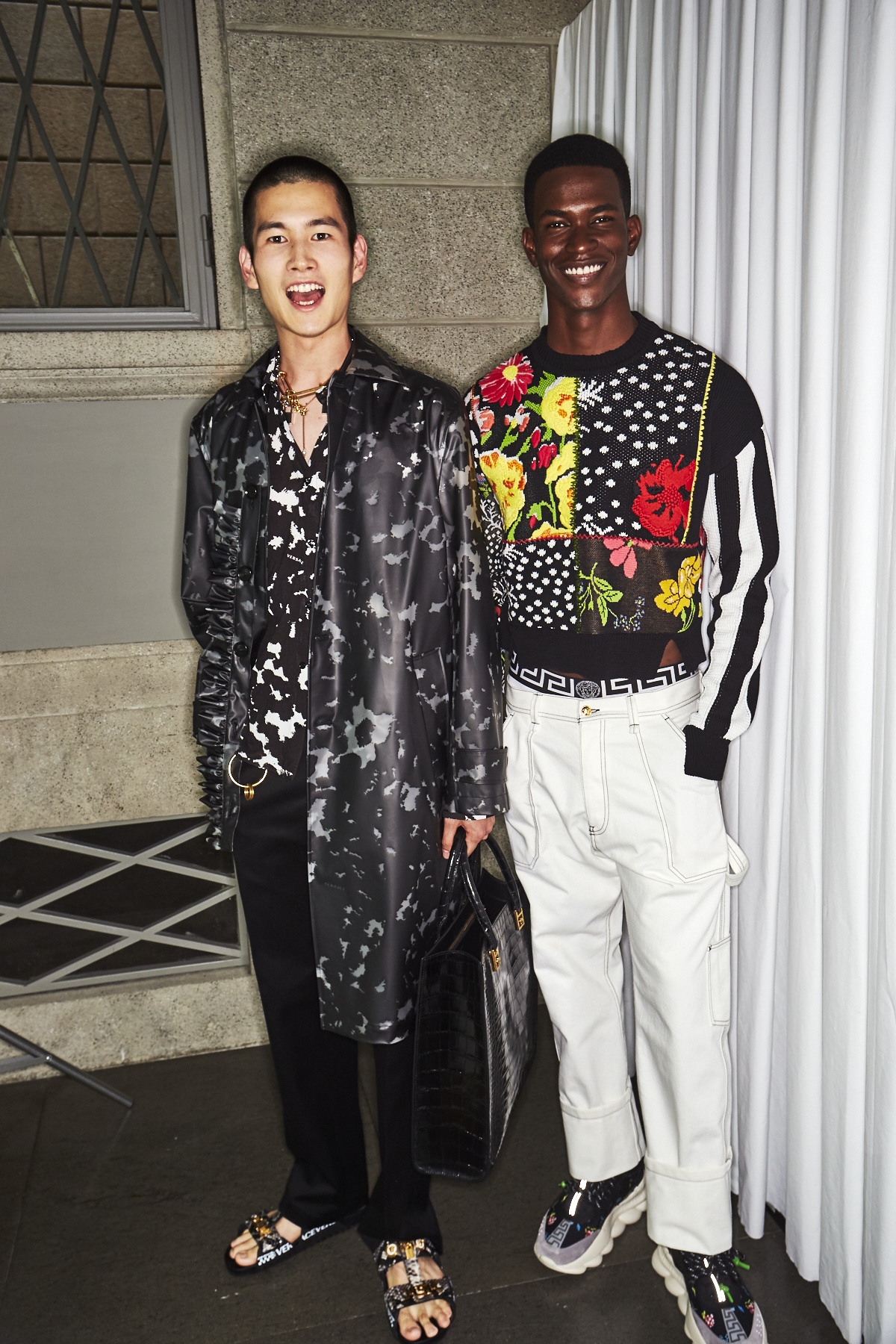 Versace SS19 Men Fashion Show Milan Backstage